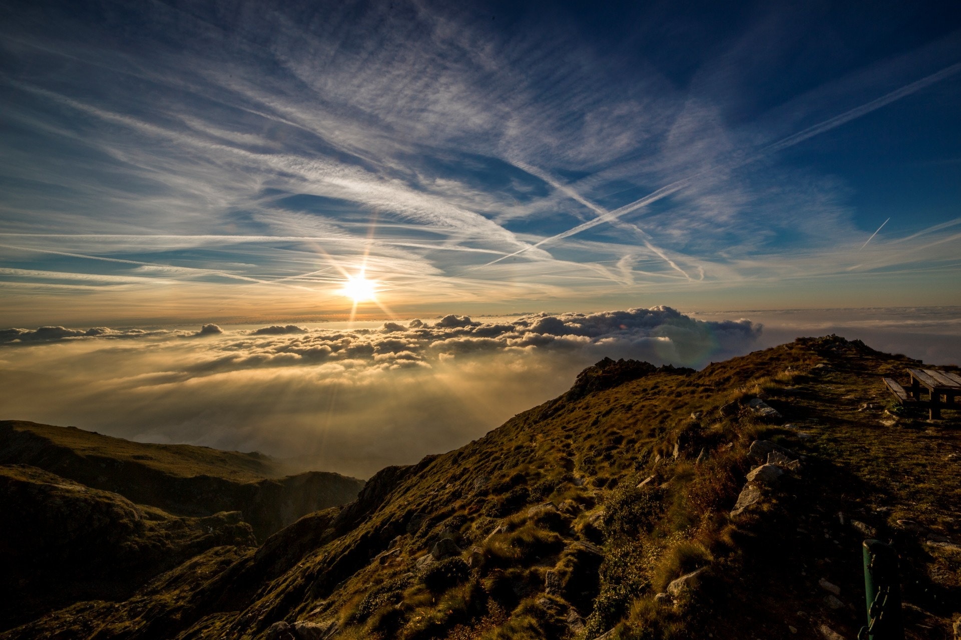 Mountains In Clouds Wallpapers