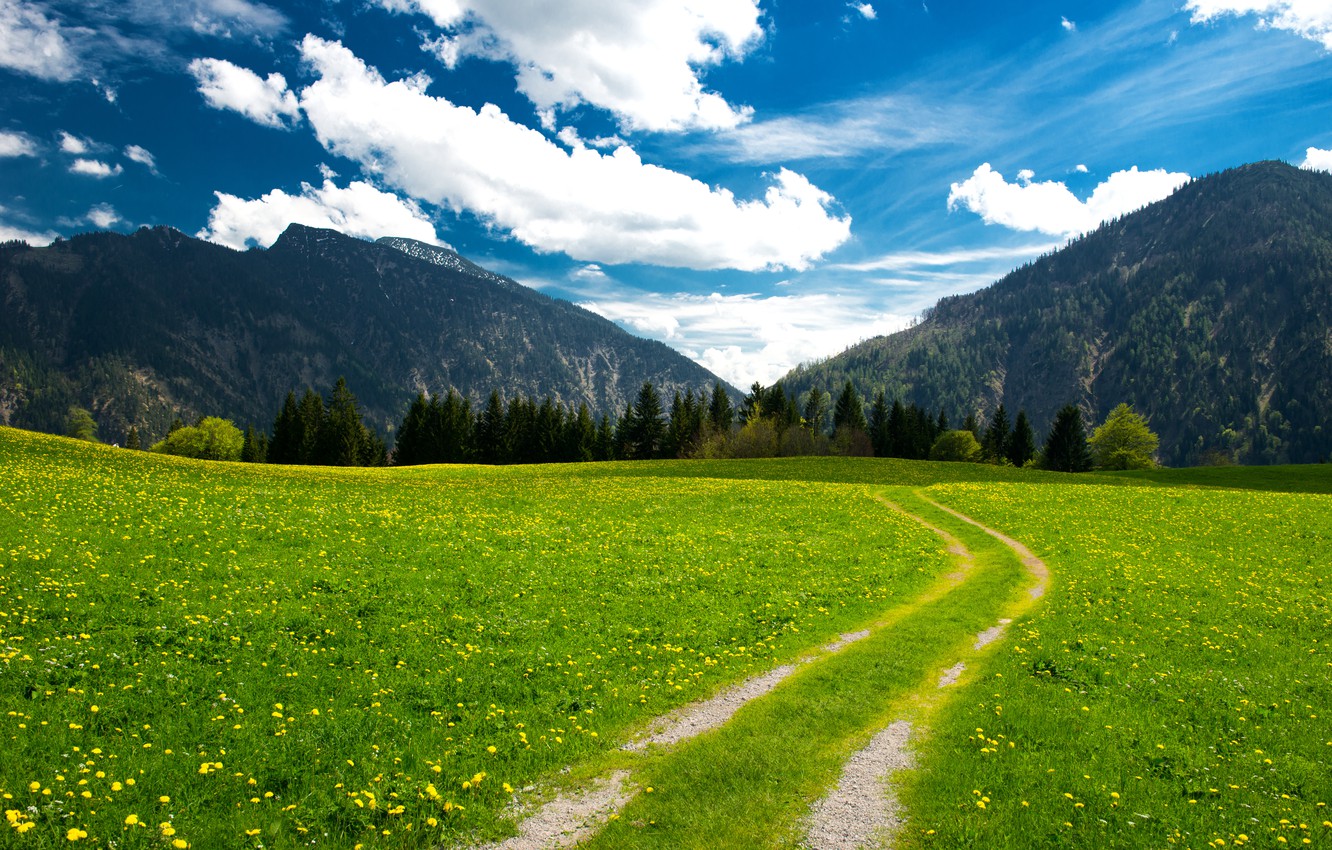 Mountains In Clouds Wallpapers