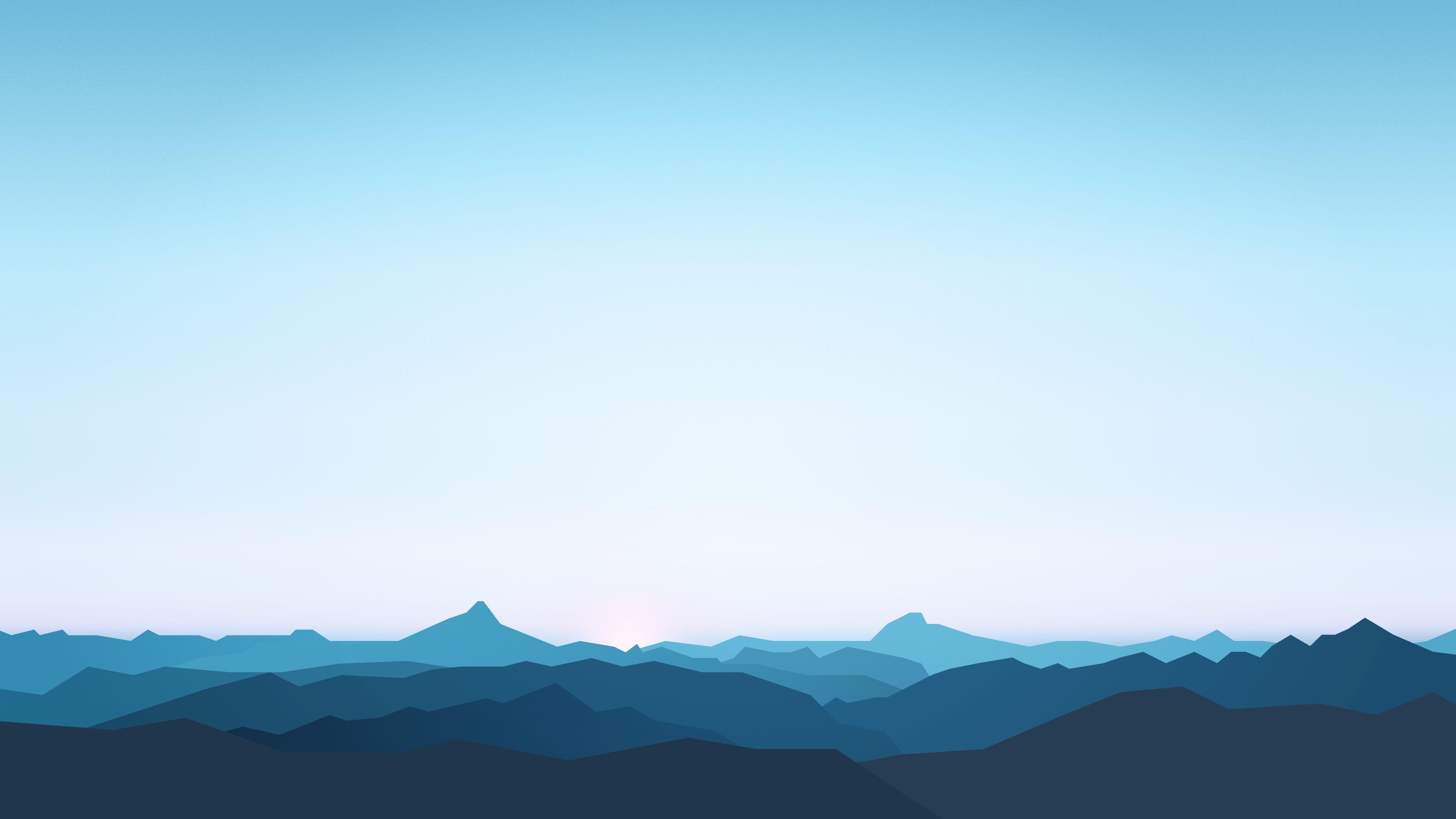 Mountains Minimal Artwork Wallpapers