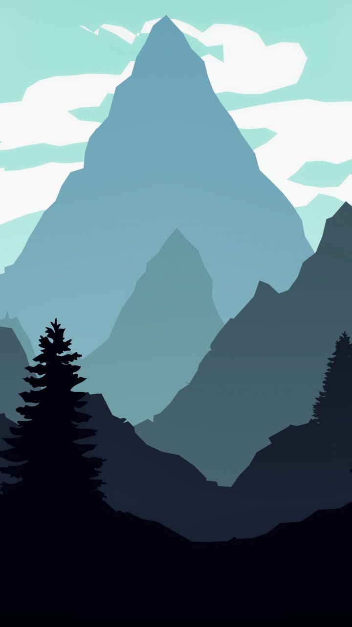 Mountains Silhouette Wallpapers