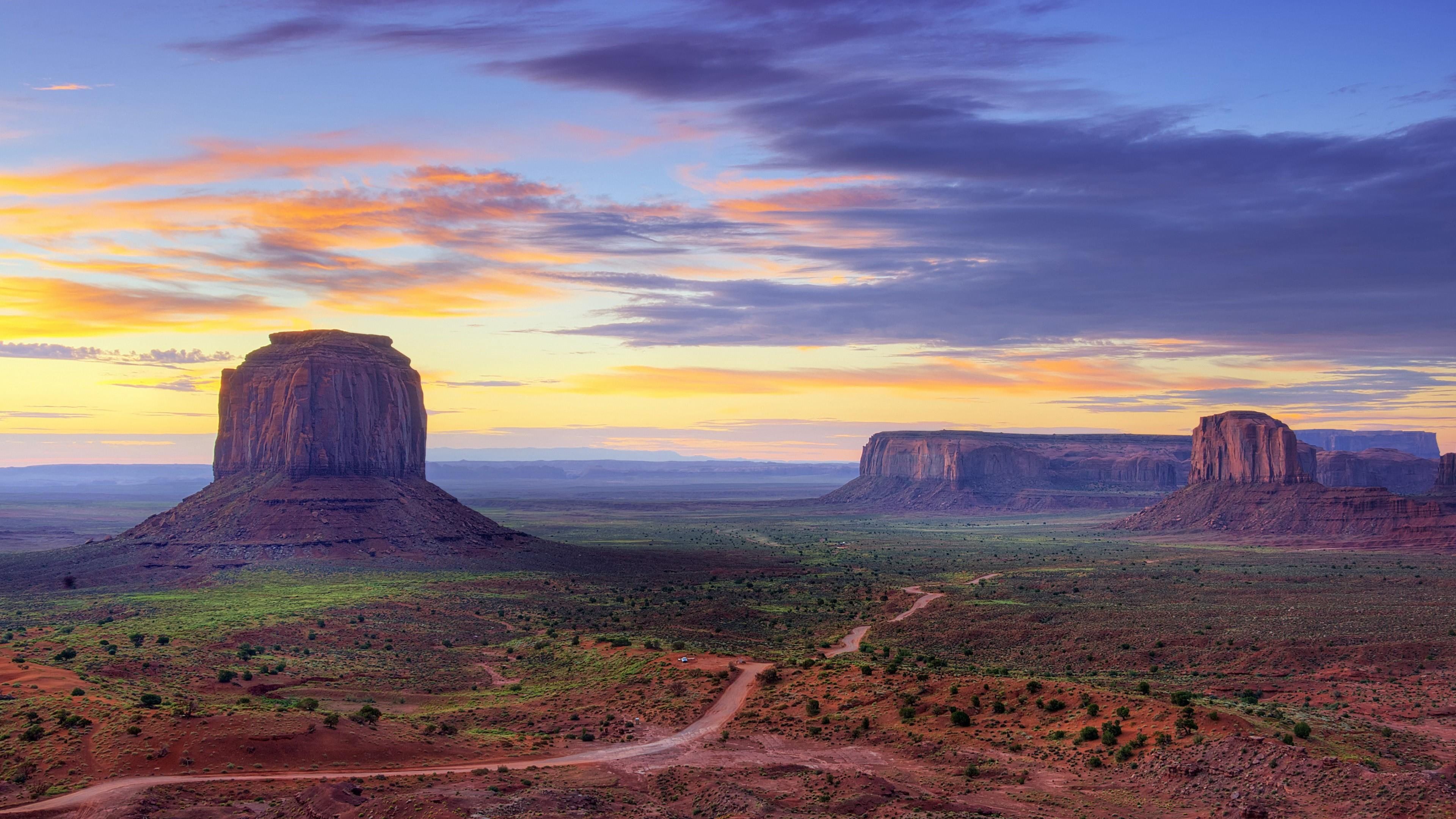 Mountains Valley 4K Arizona Wallpapers