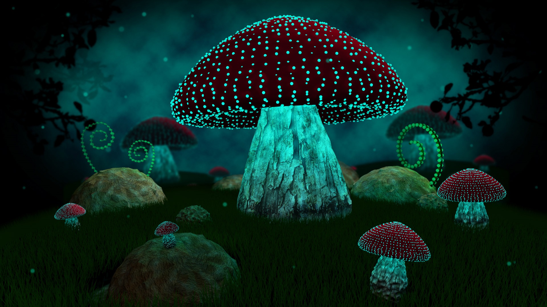 Mushrooms Wallpapers