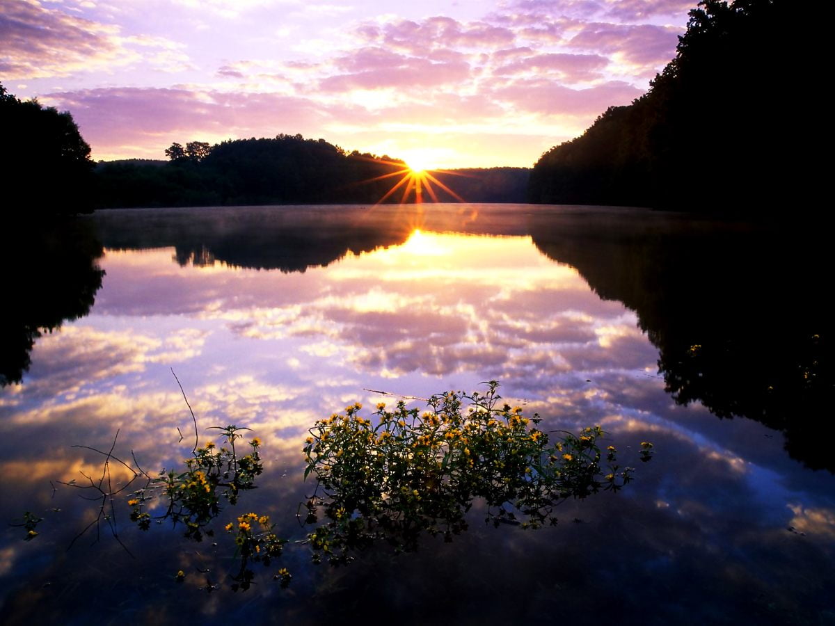 Nature Lake Reflection On River Wallpapers