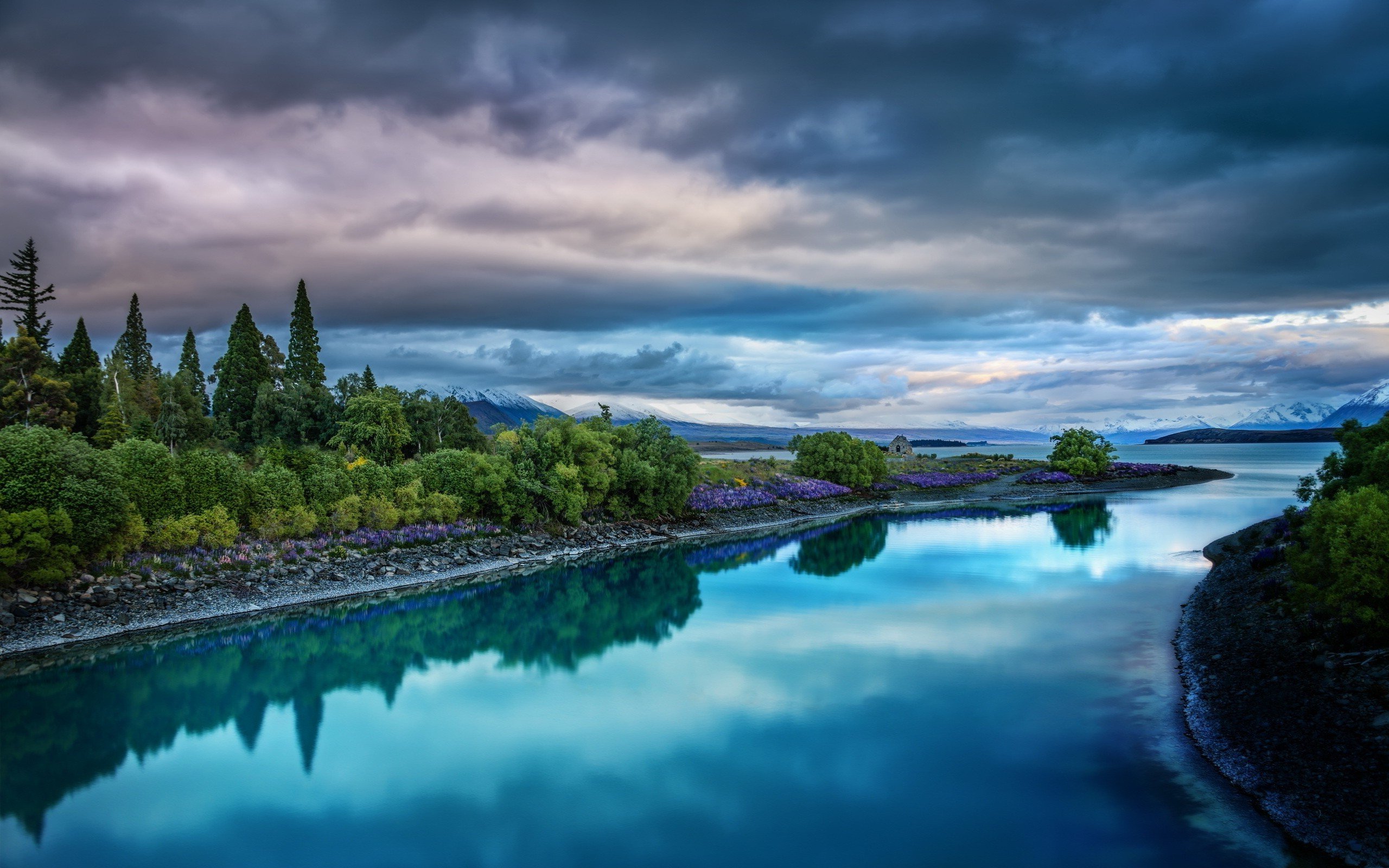 Nature Lake Reflection On River Wallpapers