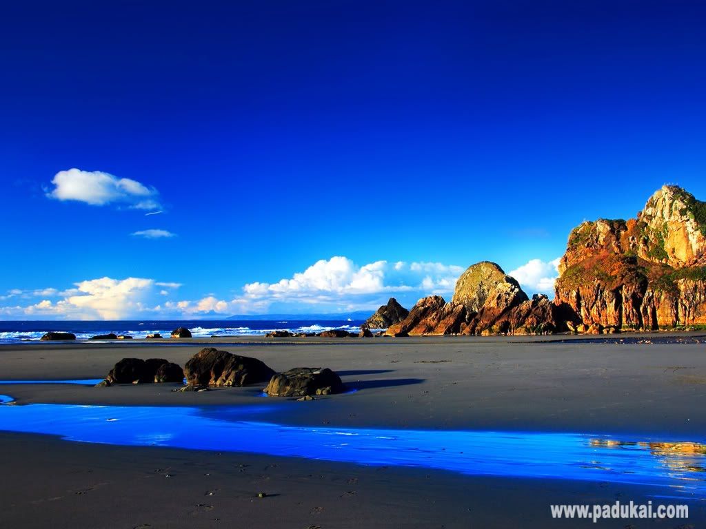 Nature Water Beach Rock Beautiful Sky Wallpapers