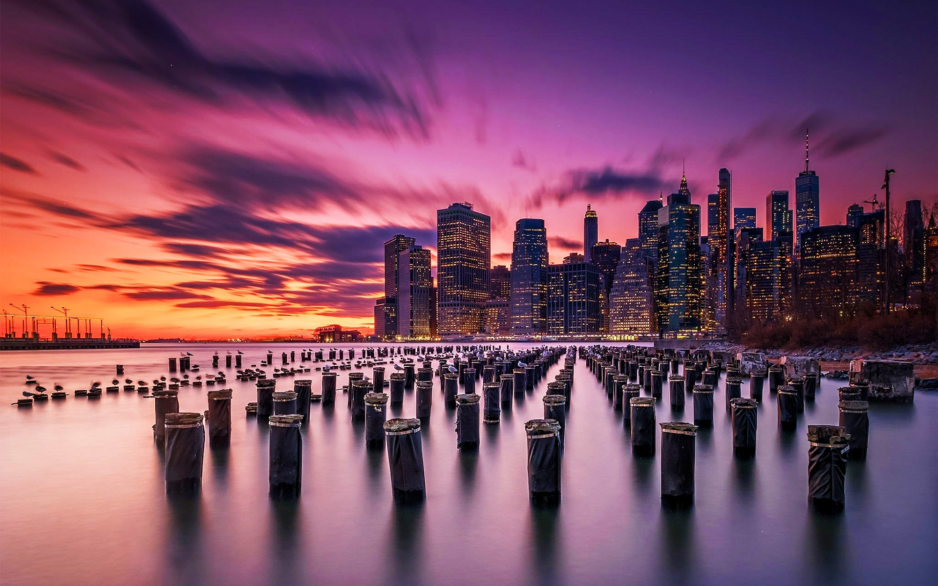 New York Sunset Wallpapers