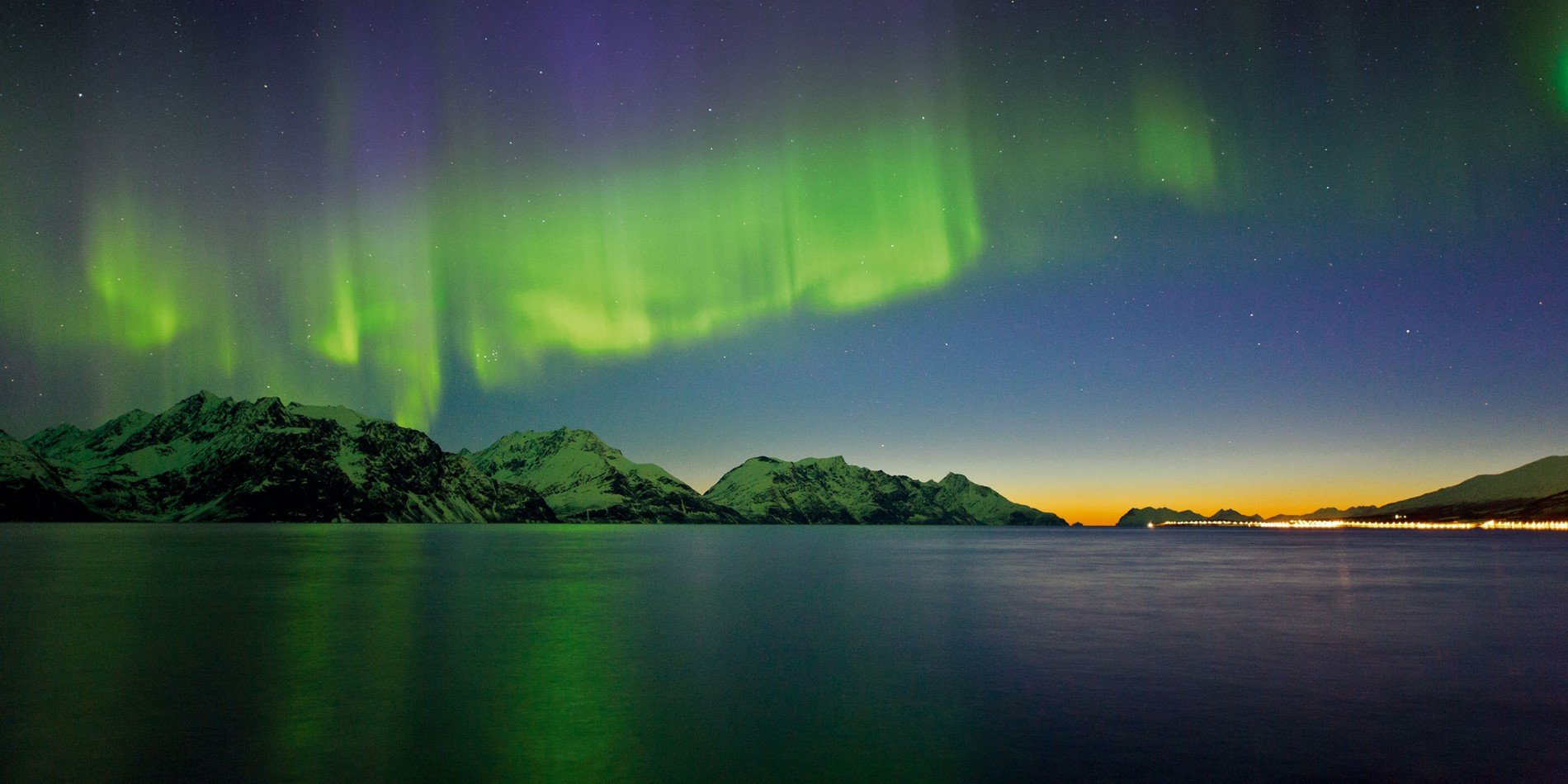 Northern Lights Over Denmark Wallpapers