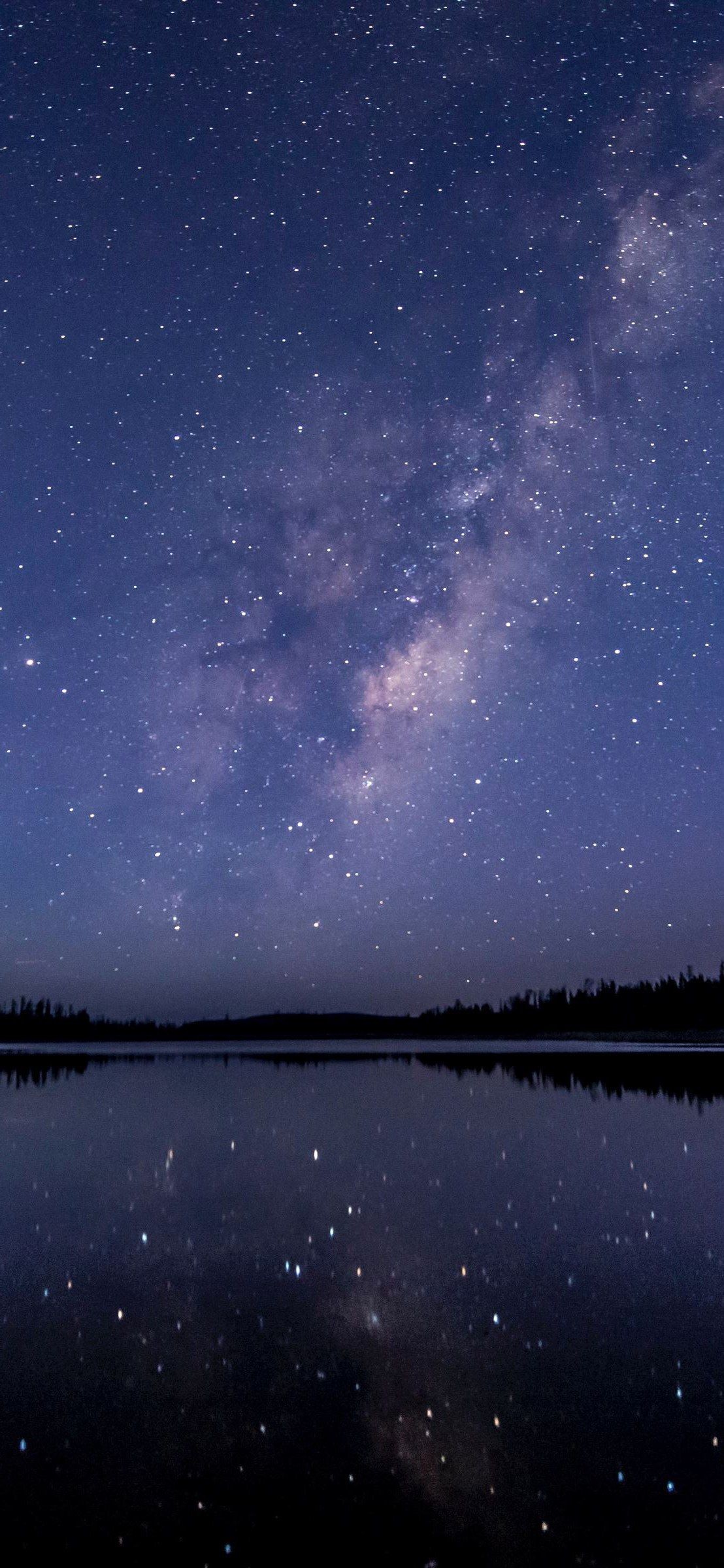 Ocean Pier Under Milky Way Sky Wallpapers