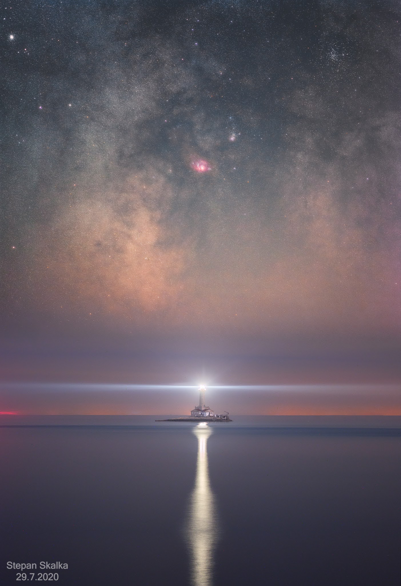 Ocean Pier Under Milky Way Sky Wallpapers