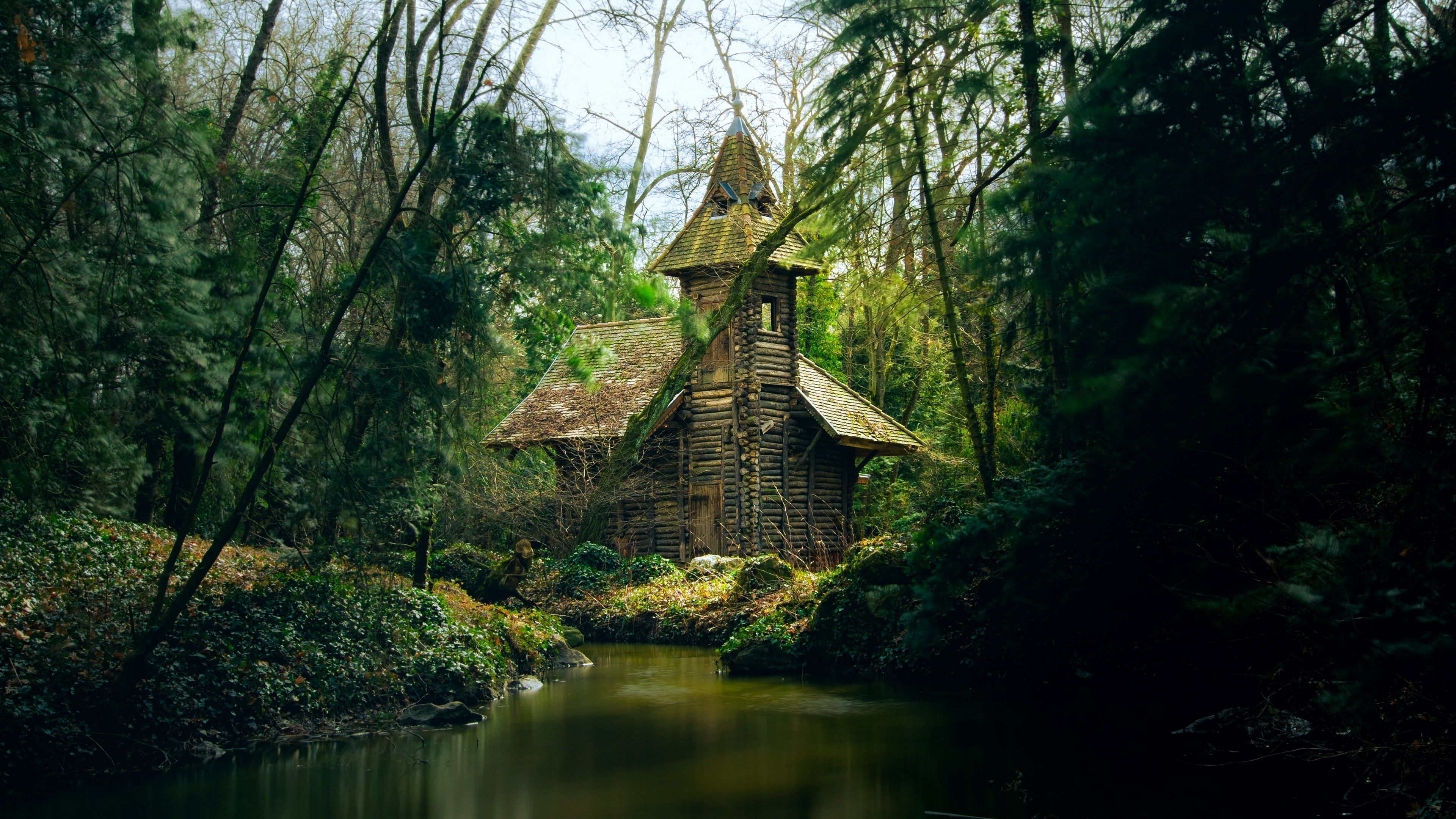 Old House In Forest Wallpapers