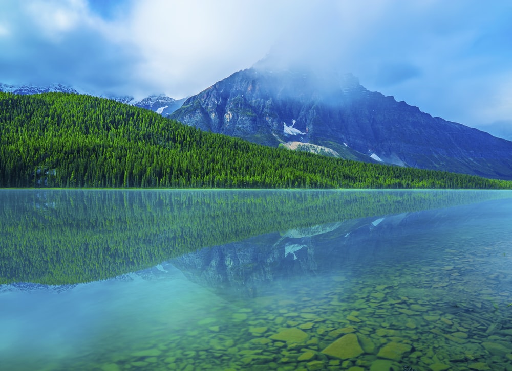 Ontario Mountains Reflection Lake Wallpapers