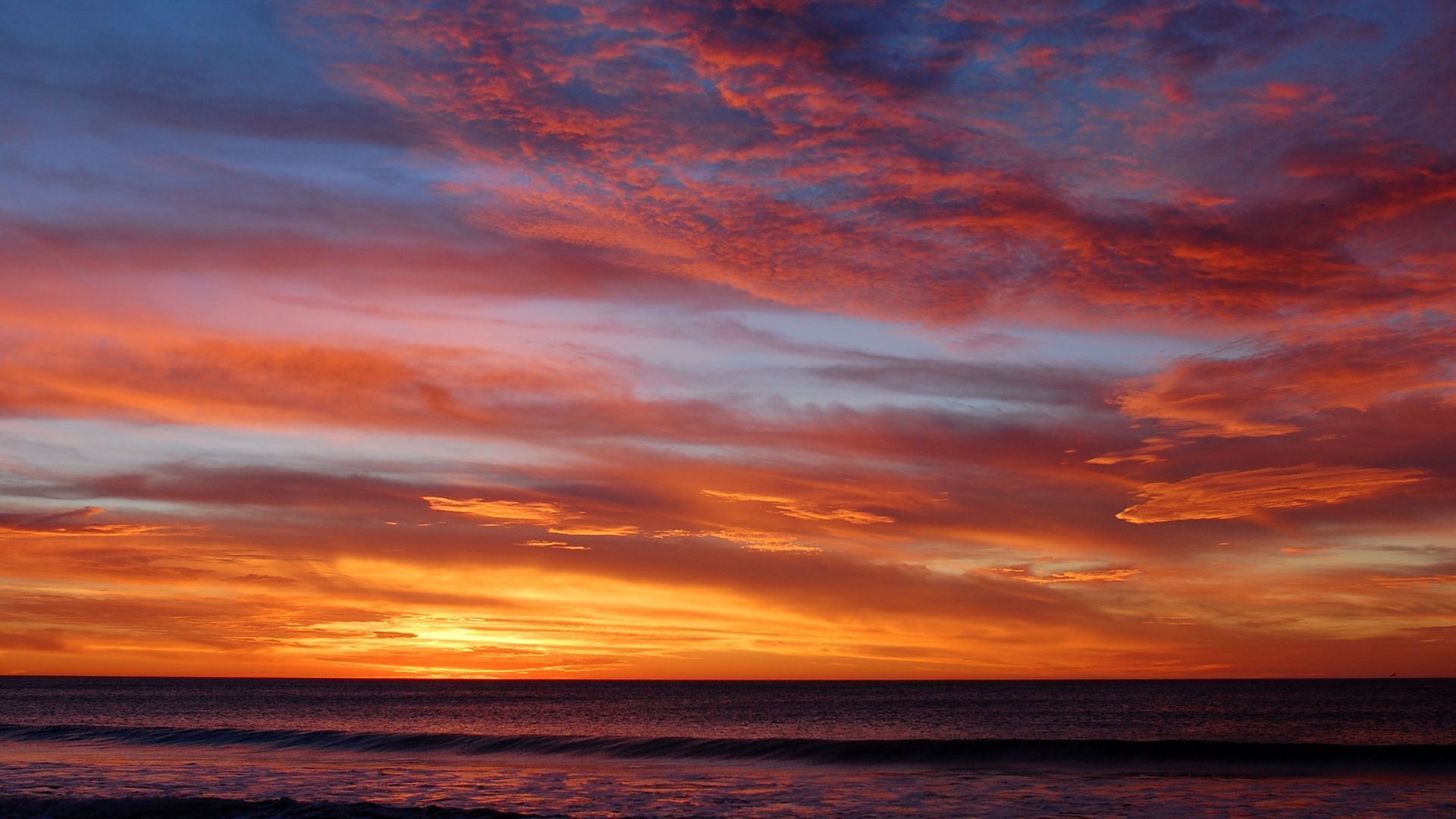 Pacific Sunset Sky Wallpapers