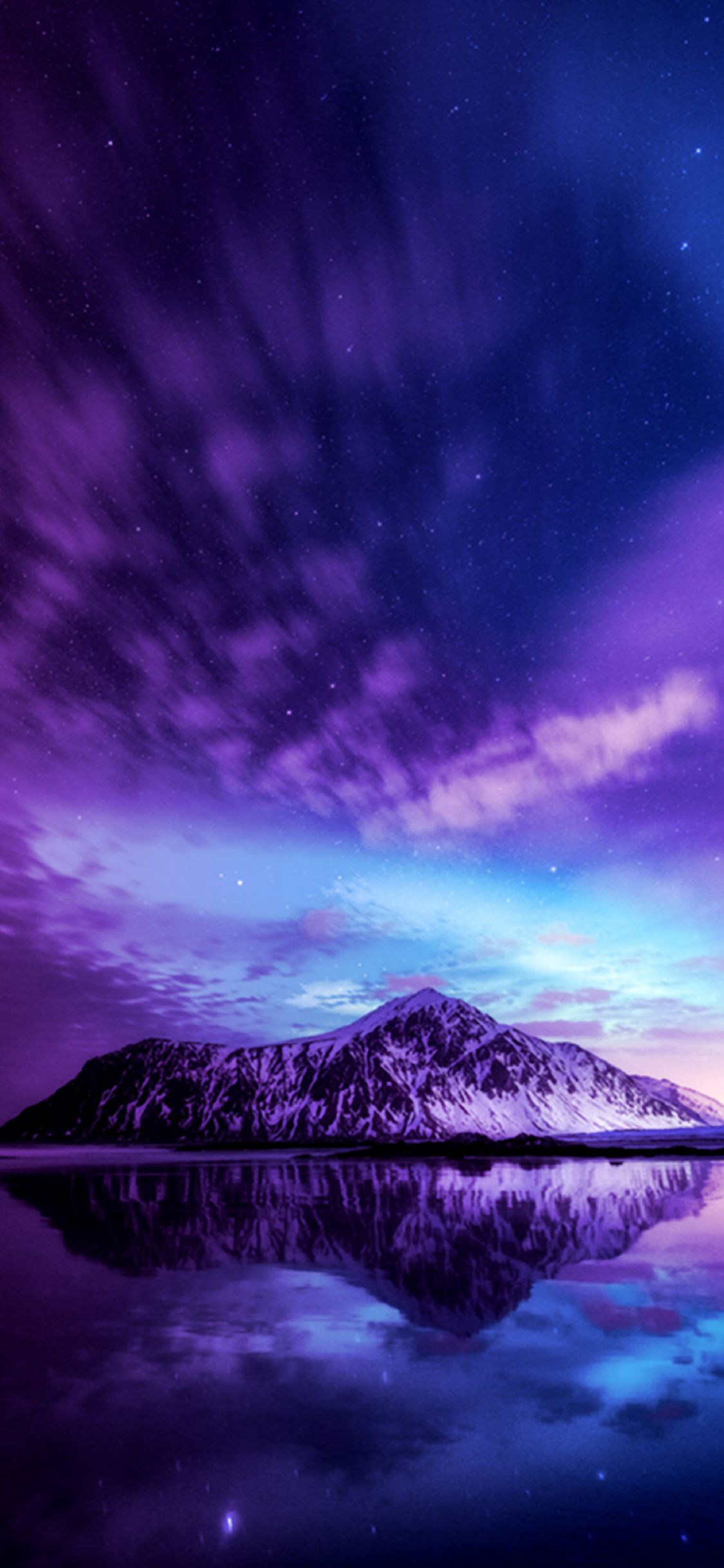 Purple Blu Sky And Mountains Rock Wallpapers