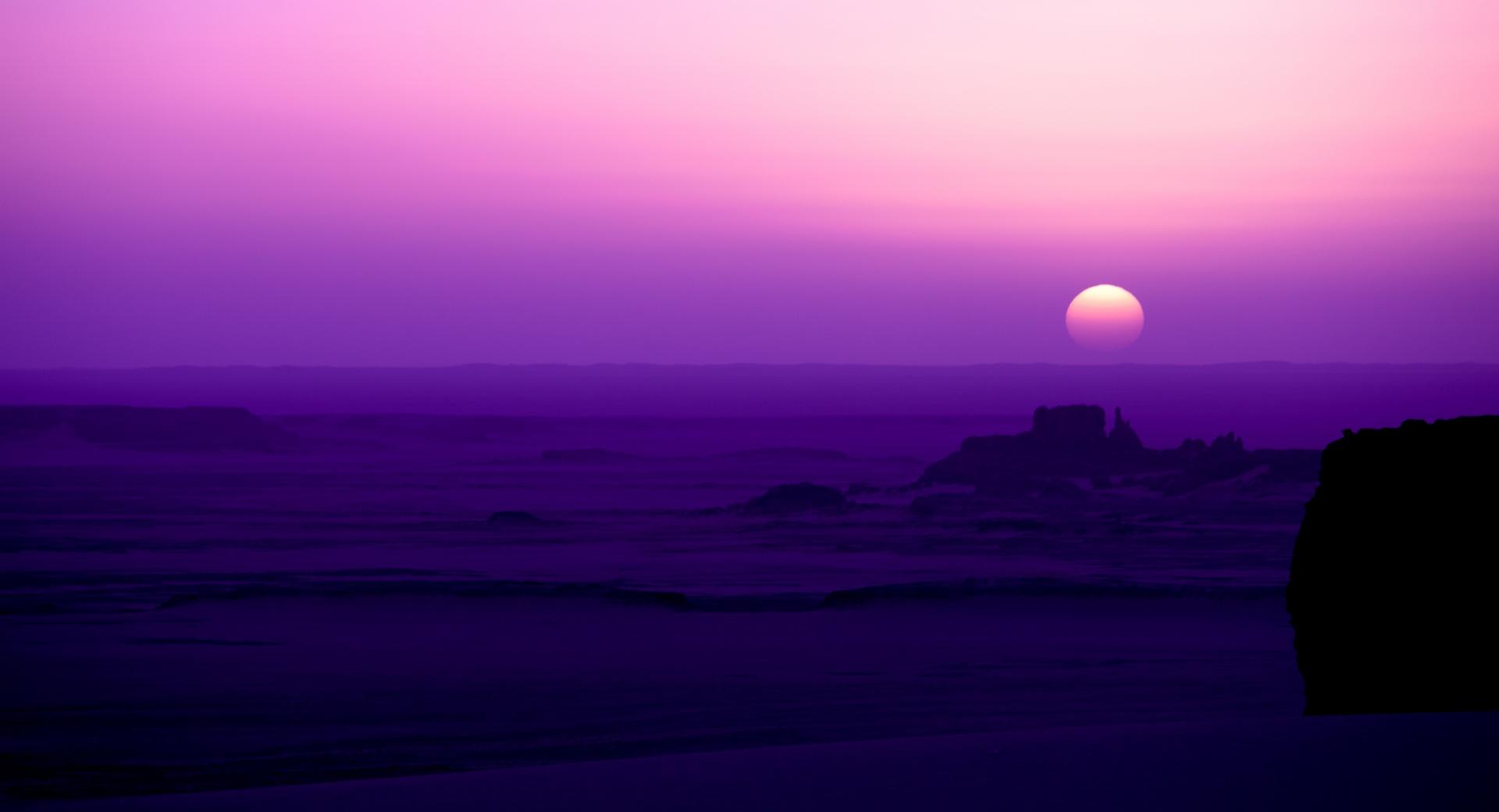 Purple Cool Sunrise Wallpapers