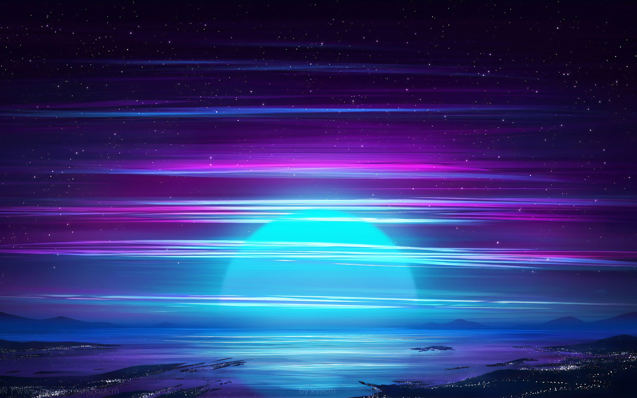 Purple Cool Sunrise Wallpapers