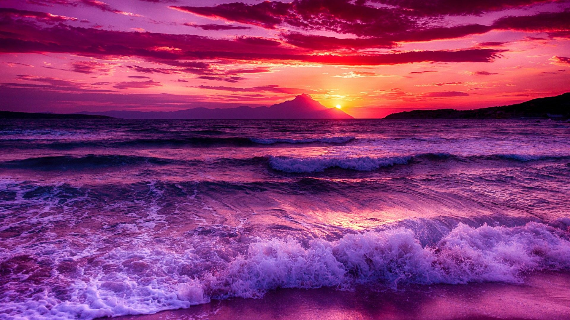 Purple Cool Sunrise Wallpapers