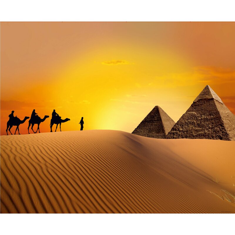 Pyramid In Desert Wallpapers