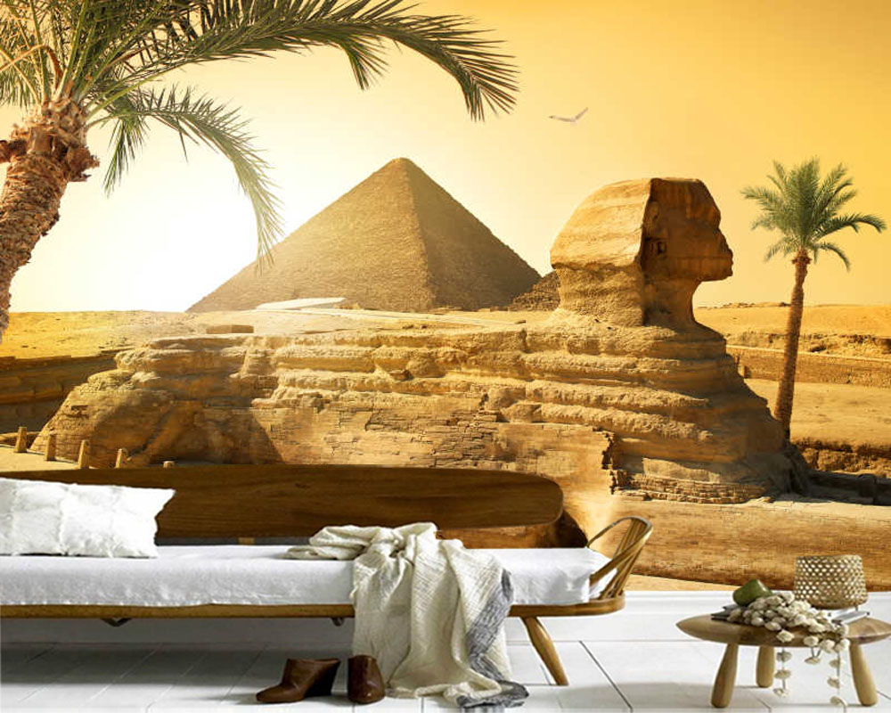 Pyramid In Desert Wallpapers