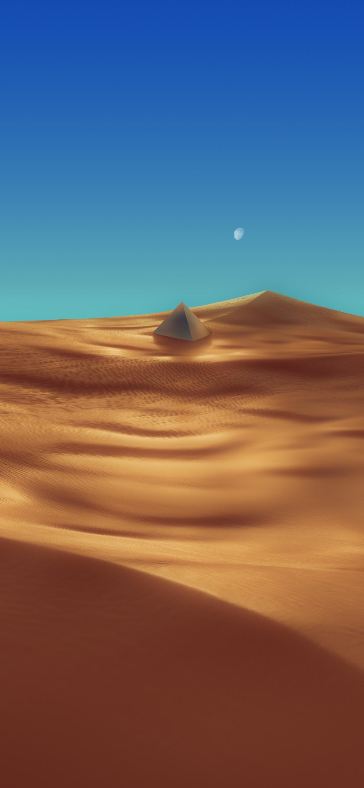 Pyramid In Desert Wallpapers