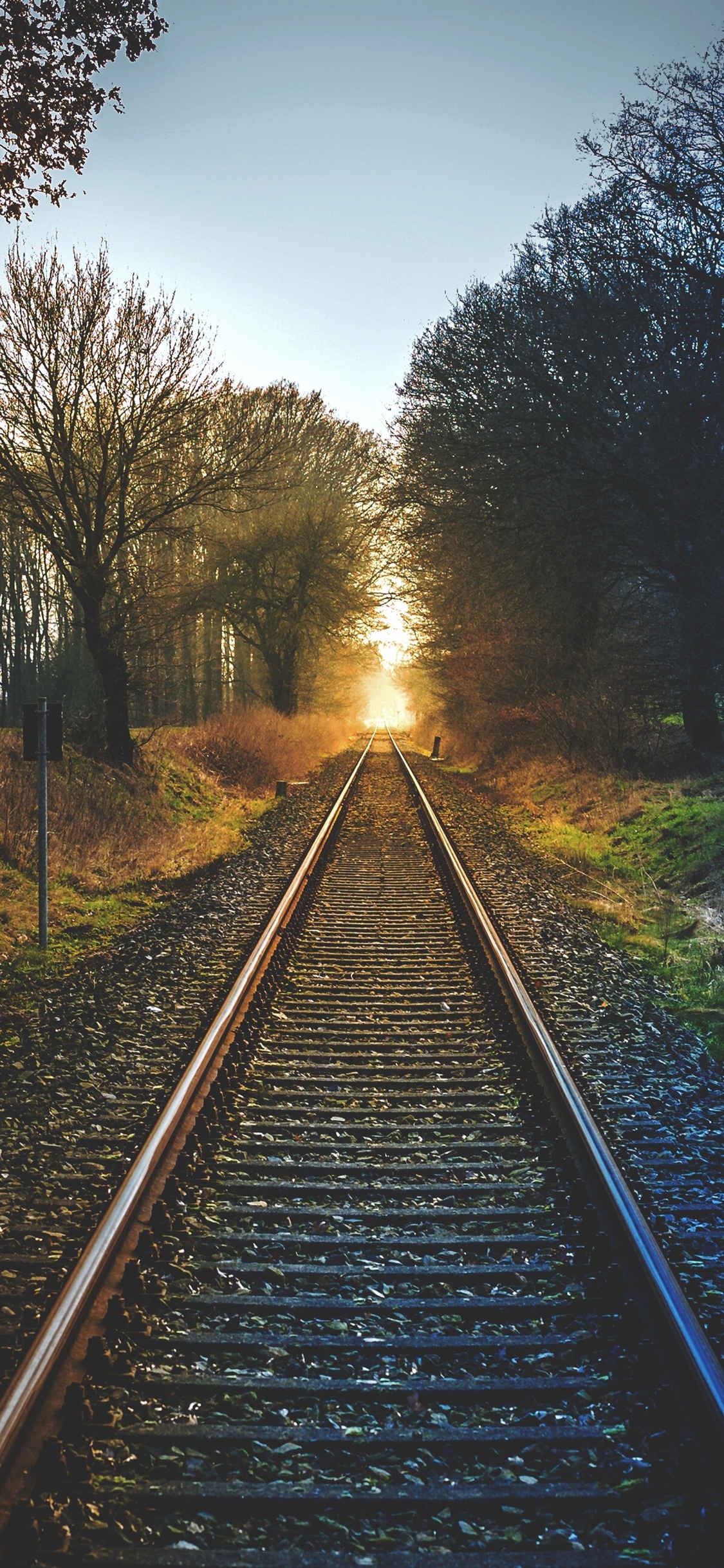 Railroad At Sunset Wallpapers