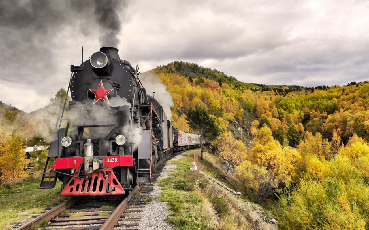 Railroad Forest Surrounding Wallpapers