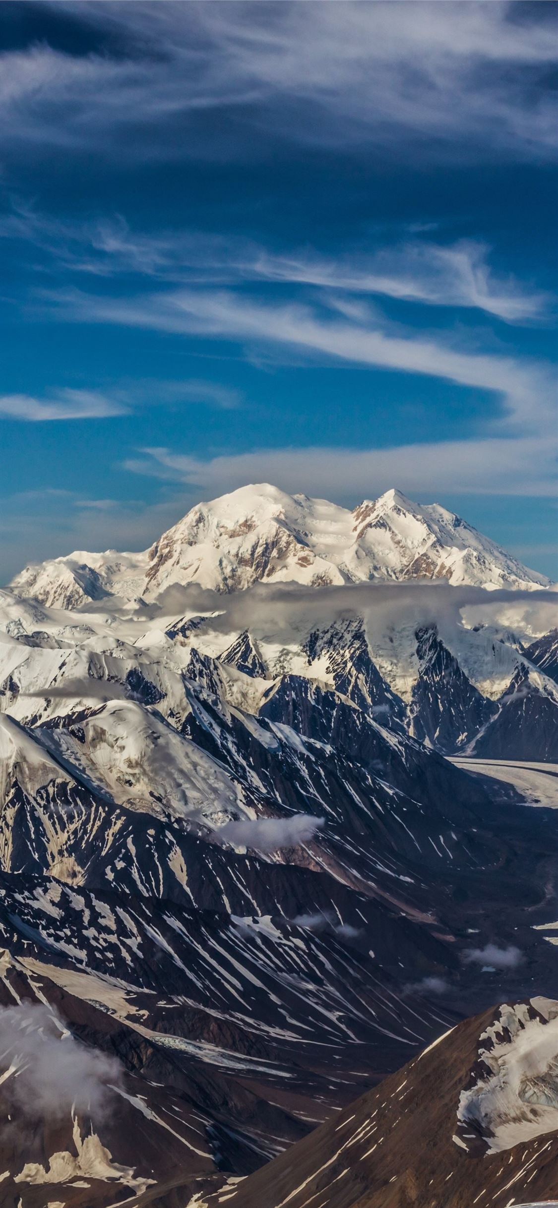 Rainbow Over Snowy Mountain Wallpapers