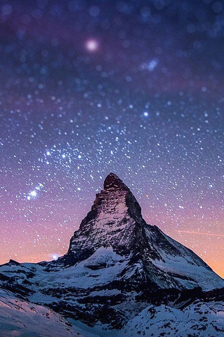 Raining Stars In The Mountains Wallpapers