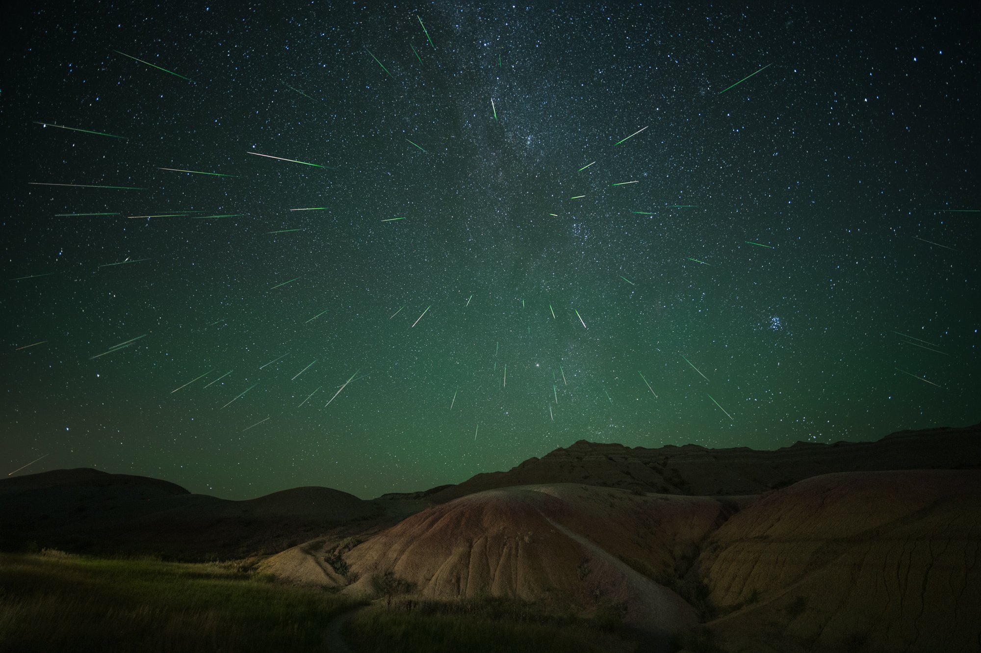 Raining Stars In The Mountains Wallpapers