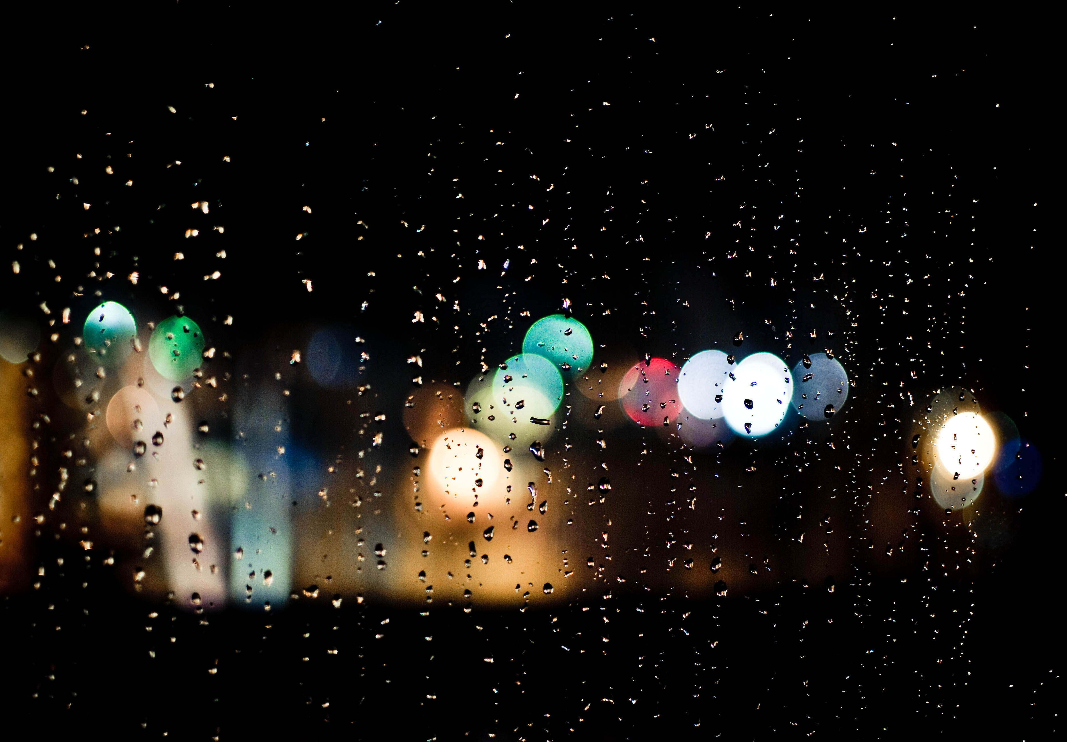 Rainy Dark Night Wallpapers