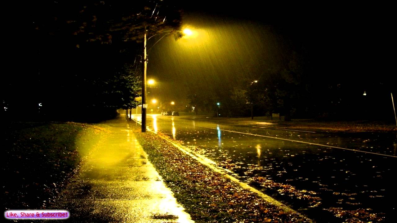 Rainy Dark Night Wallpapers