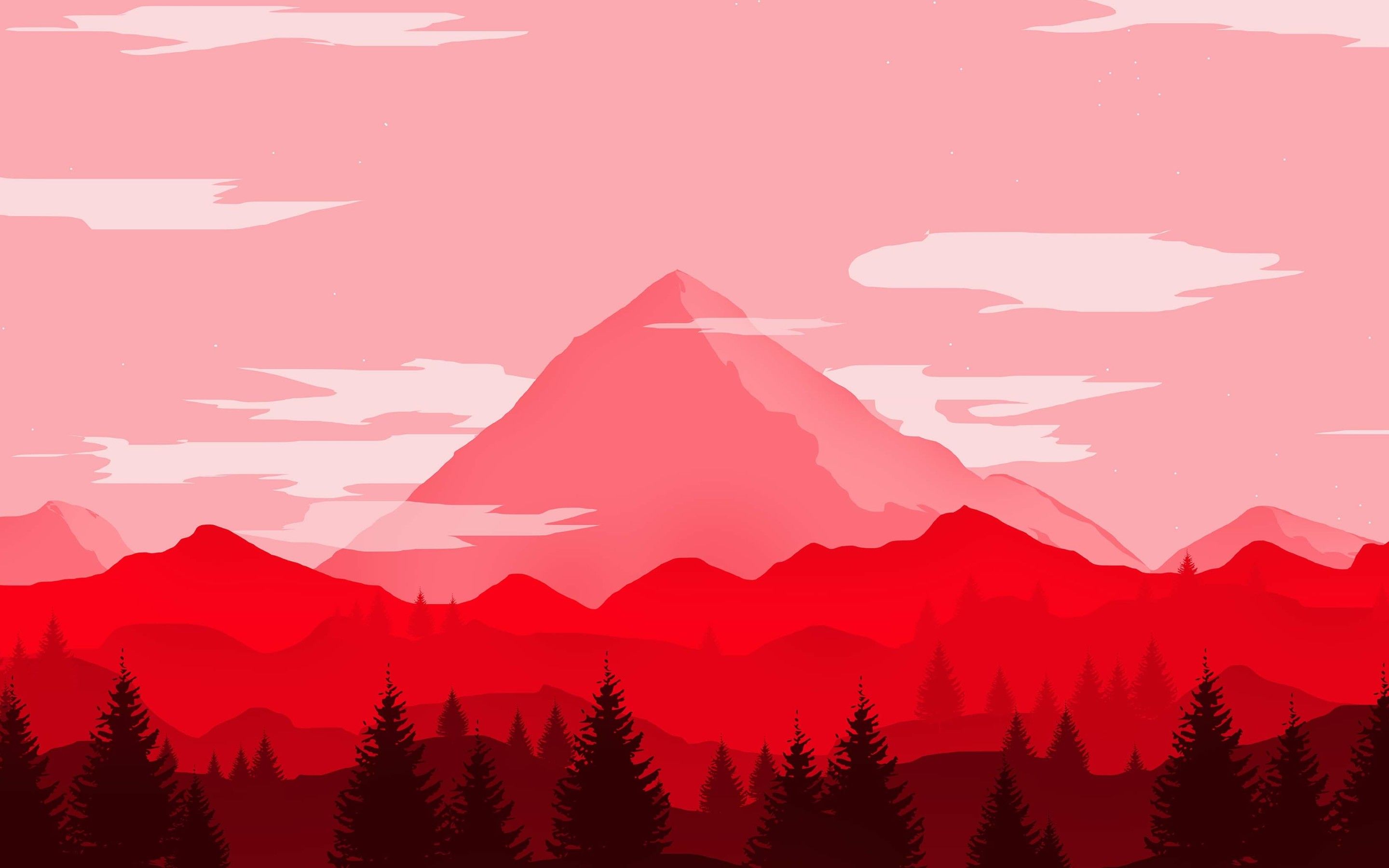 Red Mountains Wallpapers