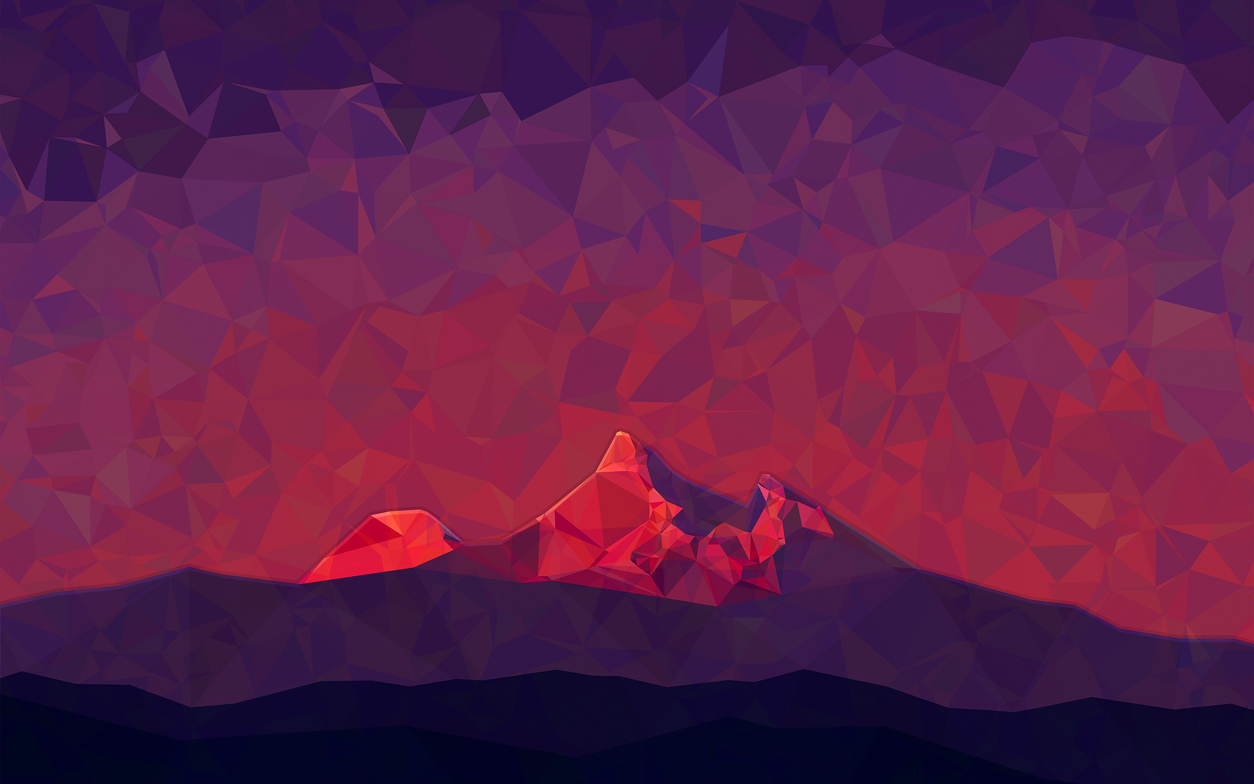 Red Mountains Wallpapers