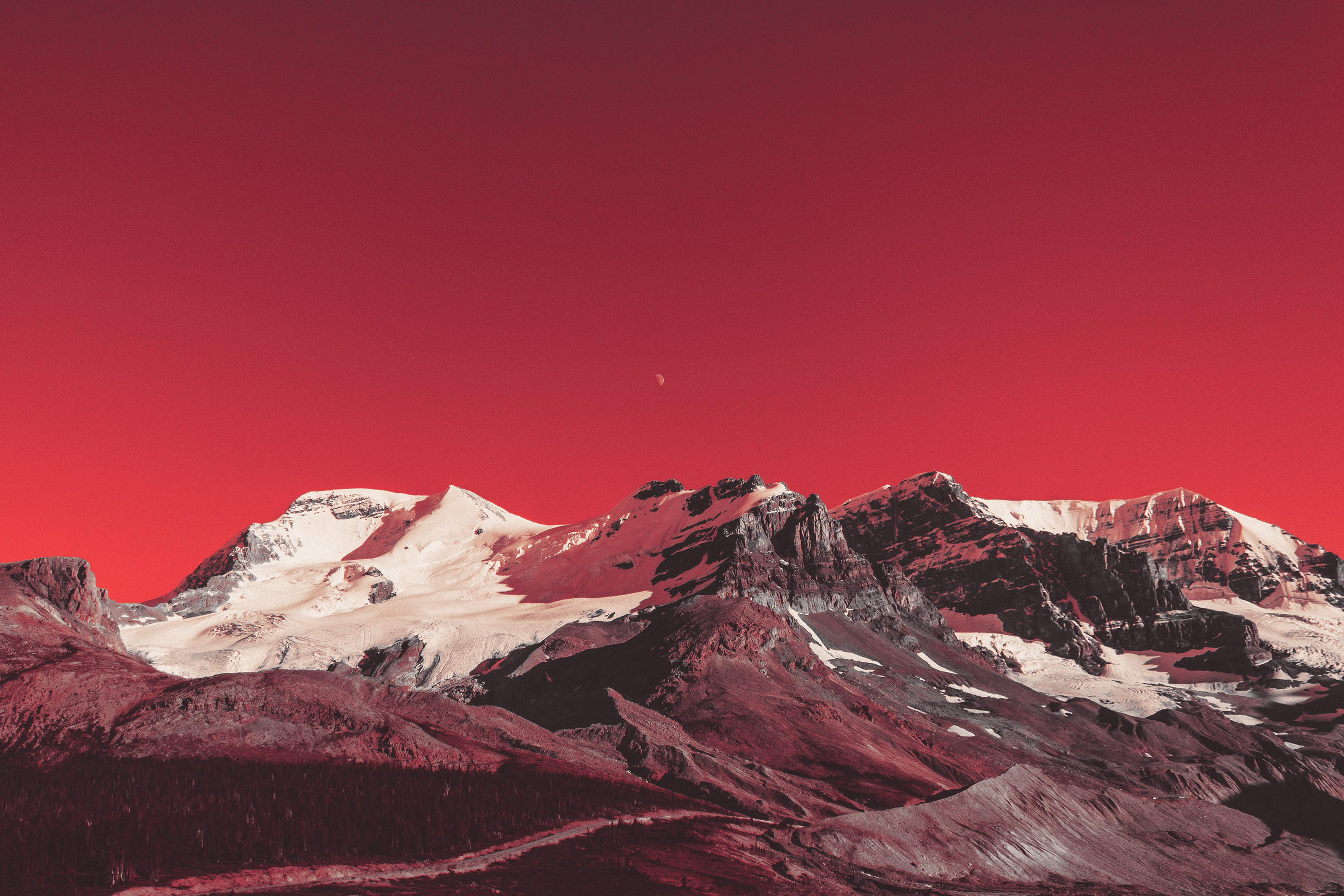 Red Mountains Wallpapers