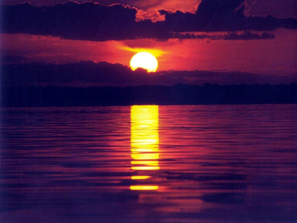 Reflection Of Sunset On Water Wallpapers