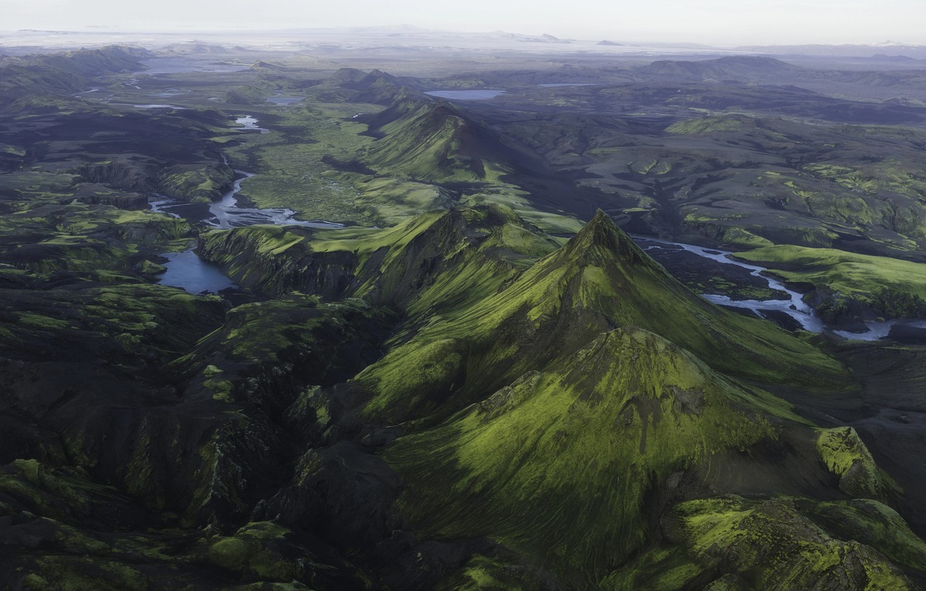 River Iceland Mountains Wallpapers