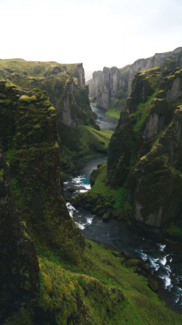 River Iceland Mountains Wallpapers