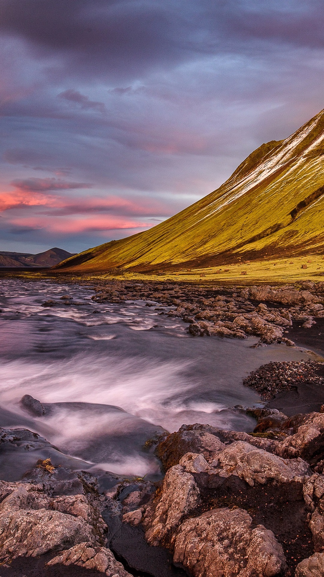 River Iceland Mountains Wallpapers