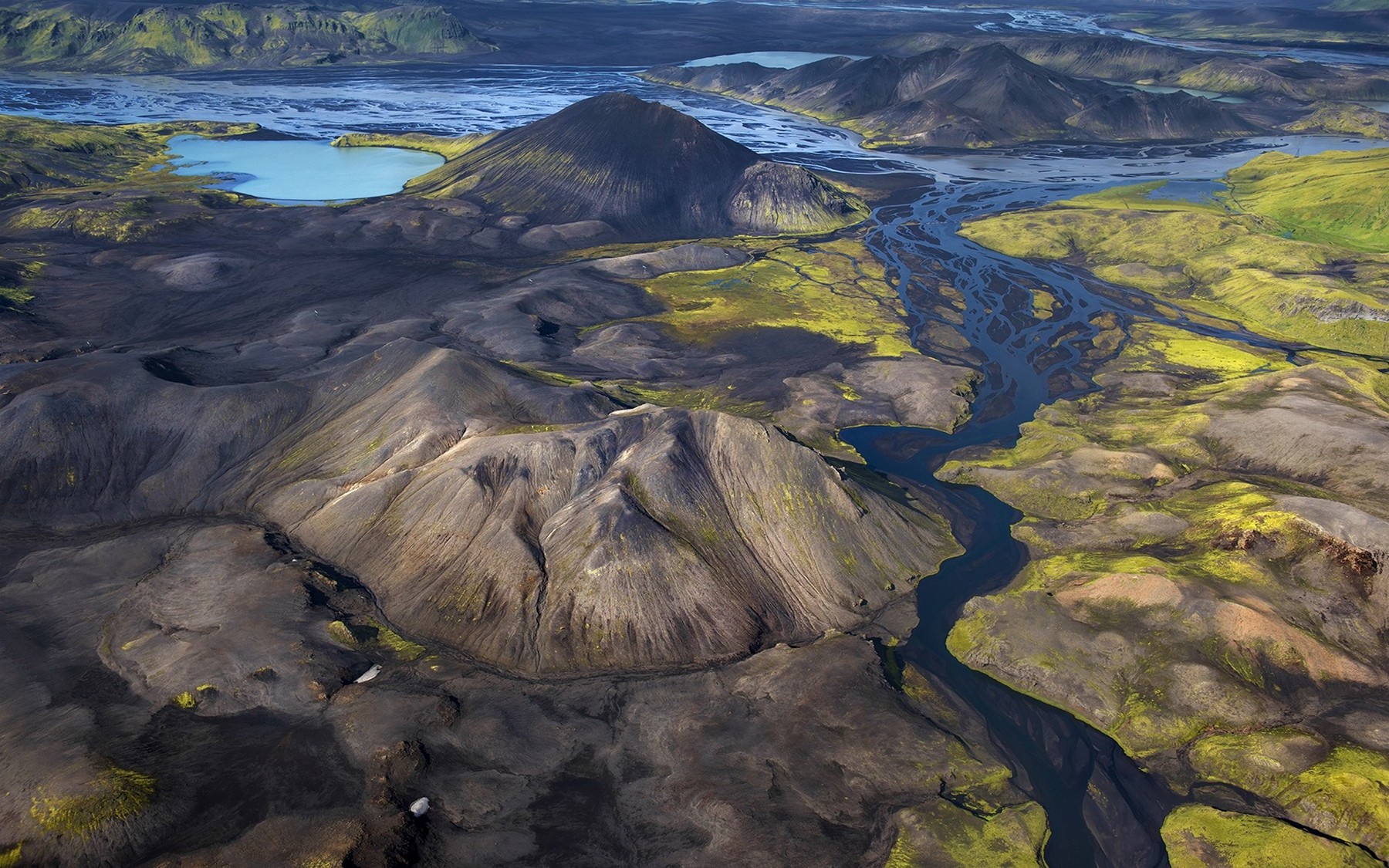 River Iceland Mountains Wallpapers