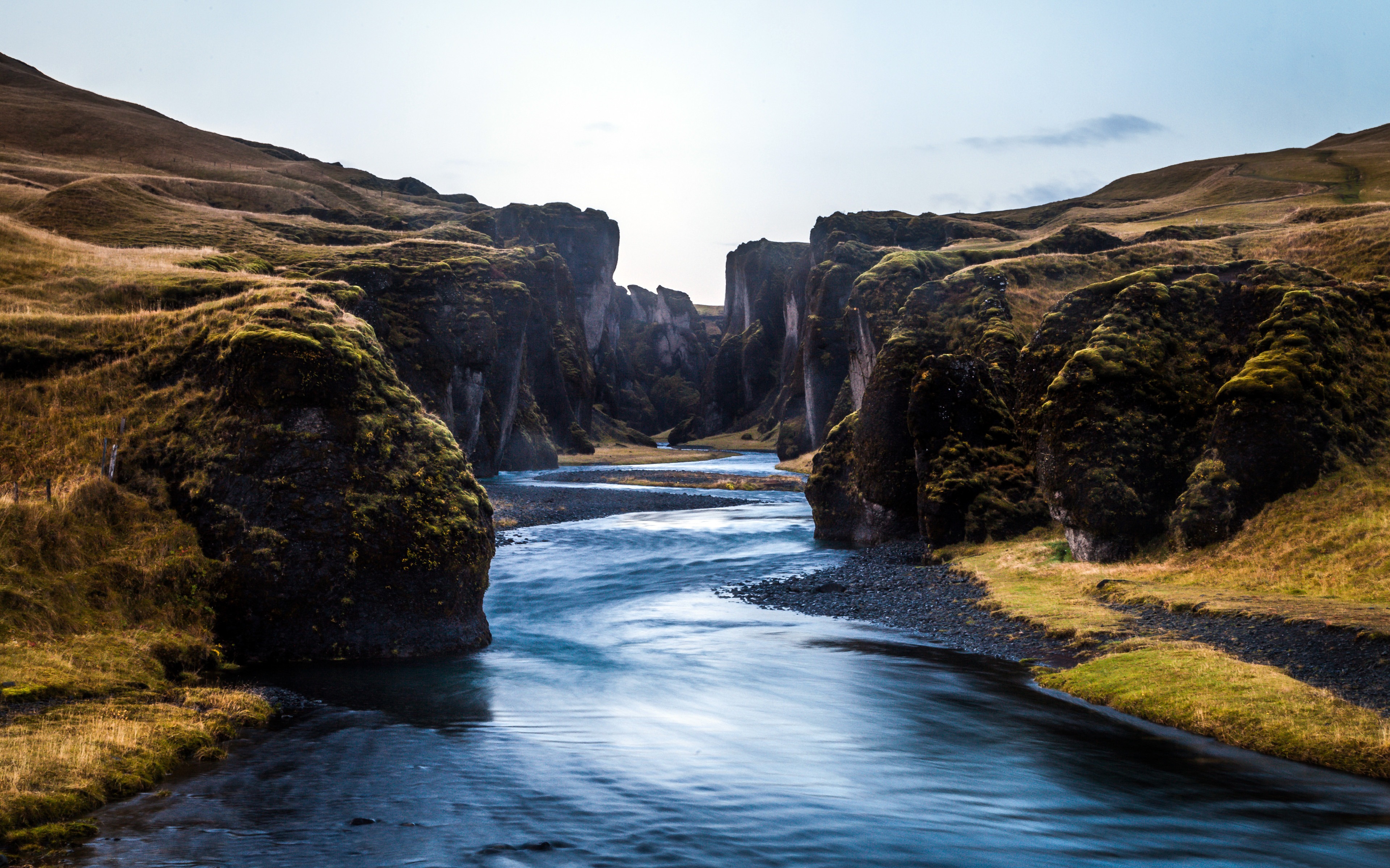 River Iceland Mountains Wallpapers