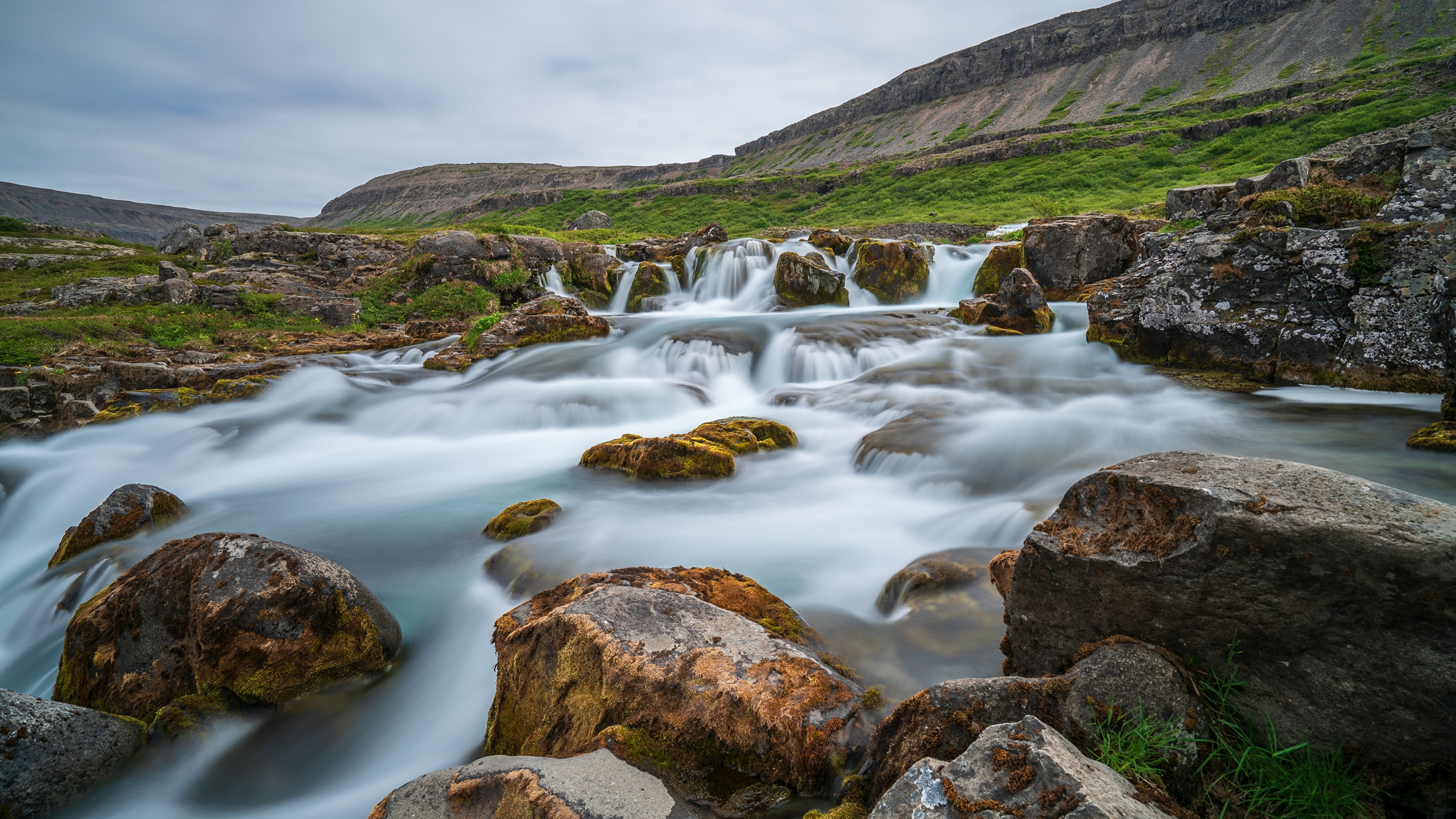 River Iceland Mountains Wallpapers