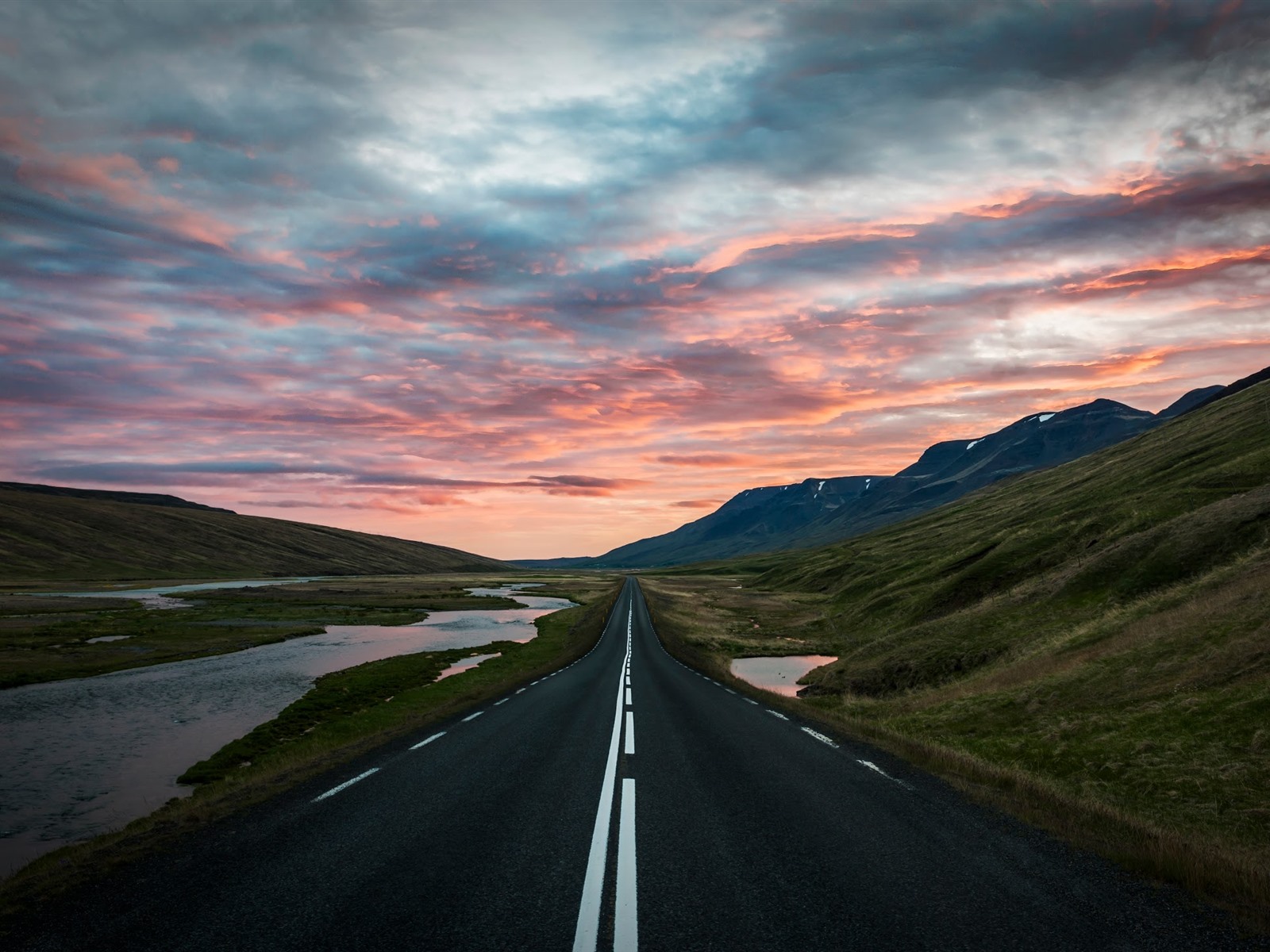 River Iceland Mountains Wallpapers