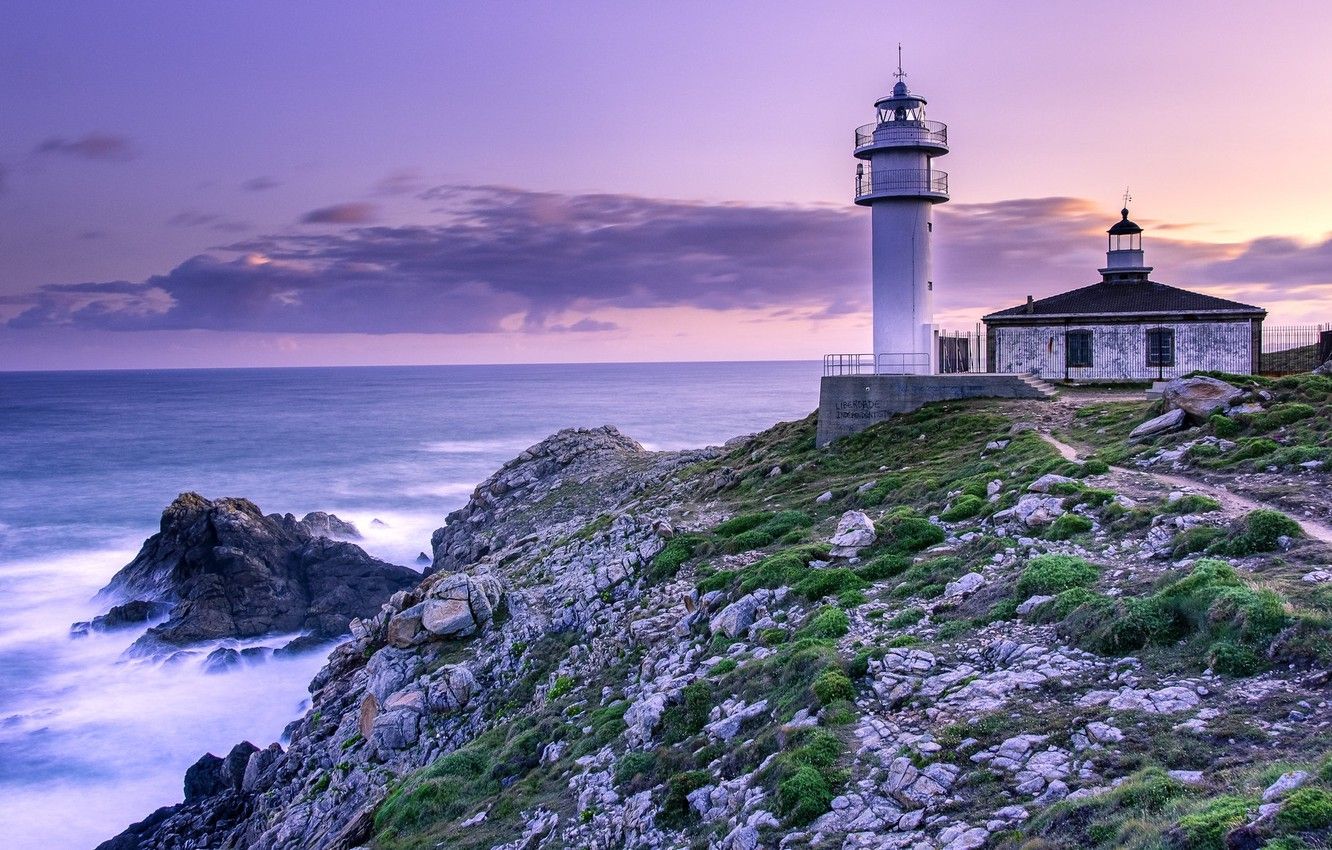 Rock Formation On Coast Of Spain 4K Wallpapers