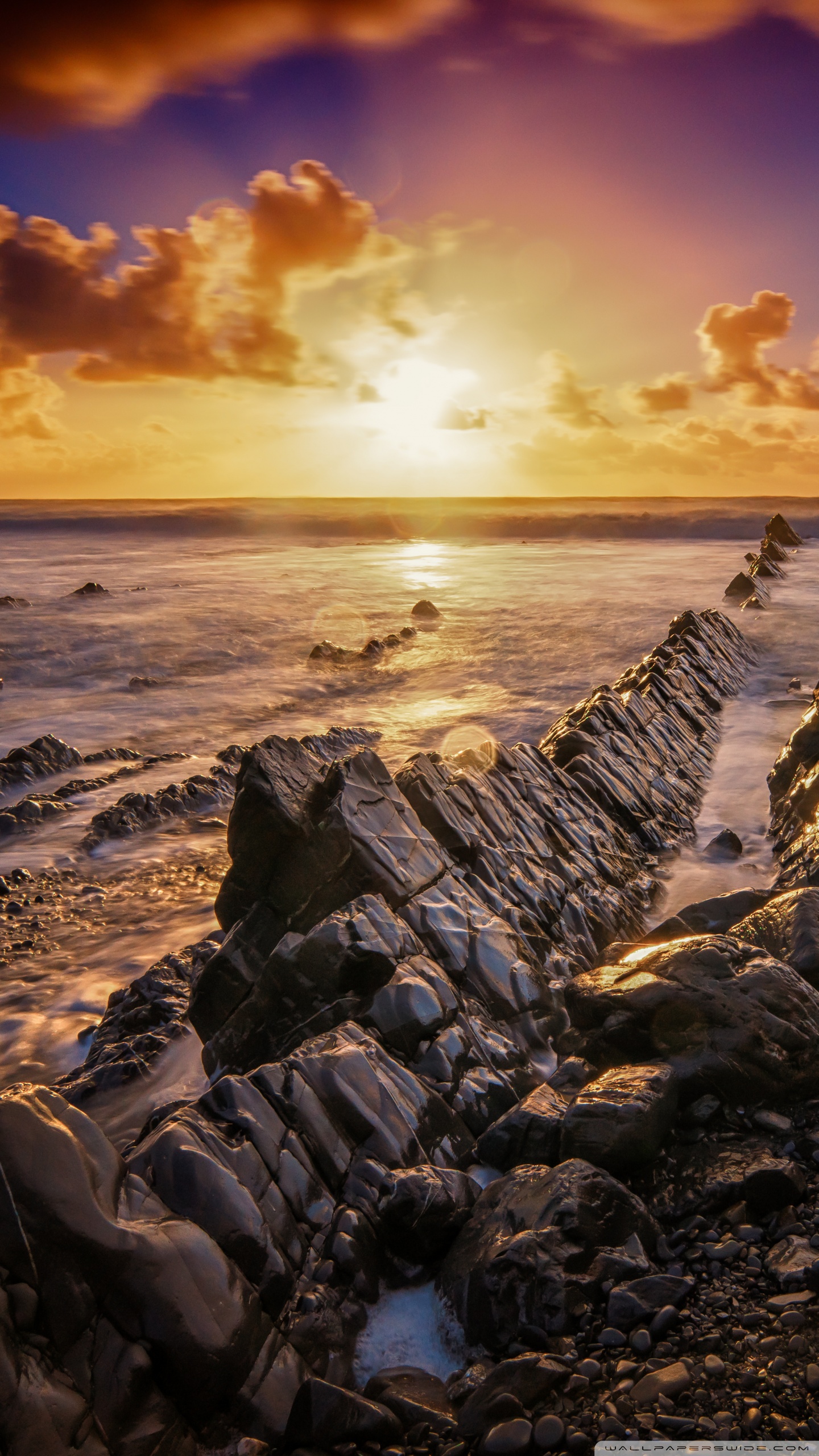 Rock Formation On Coast Of Spain 4K Wallpapers