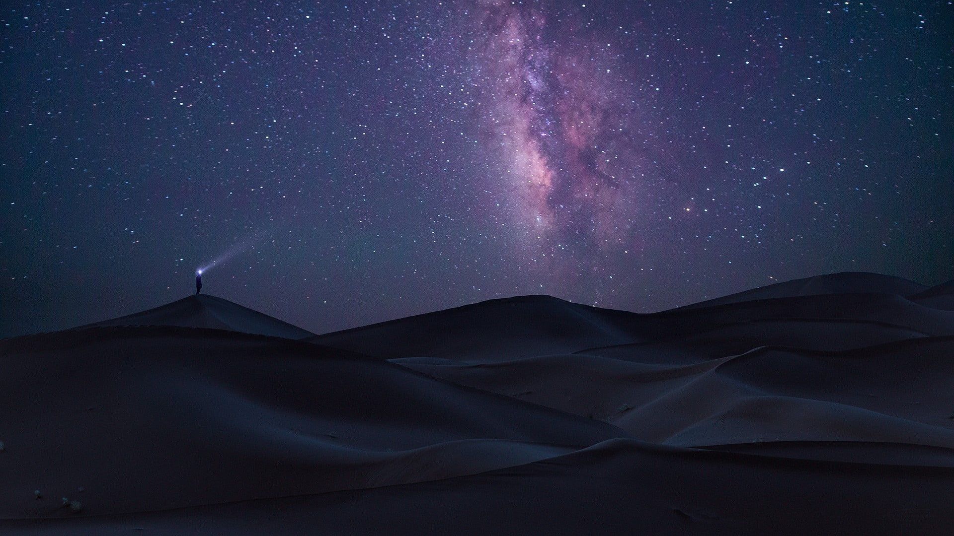 Sahara Desert In Scenery Night Wallpapers