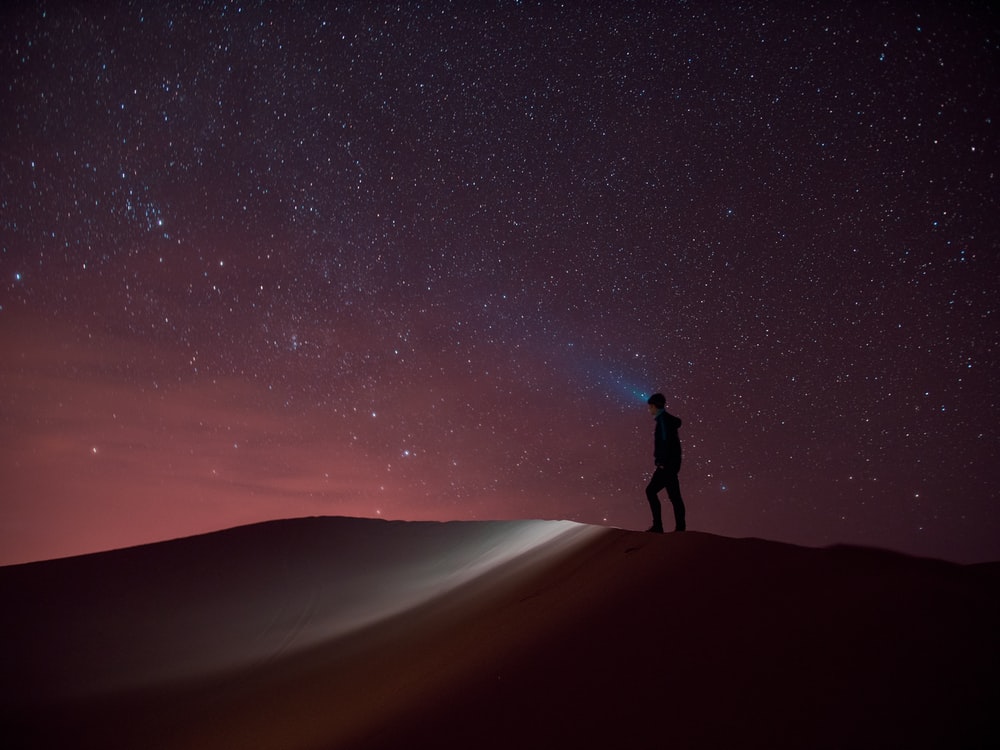 Sahara Desert In Scenery Night Wallpapers