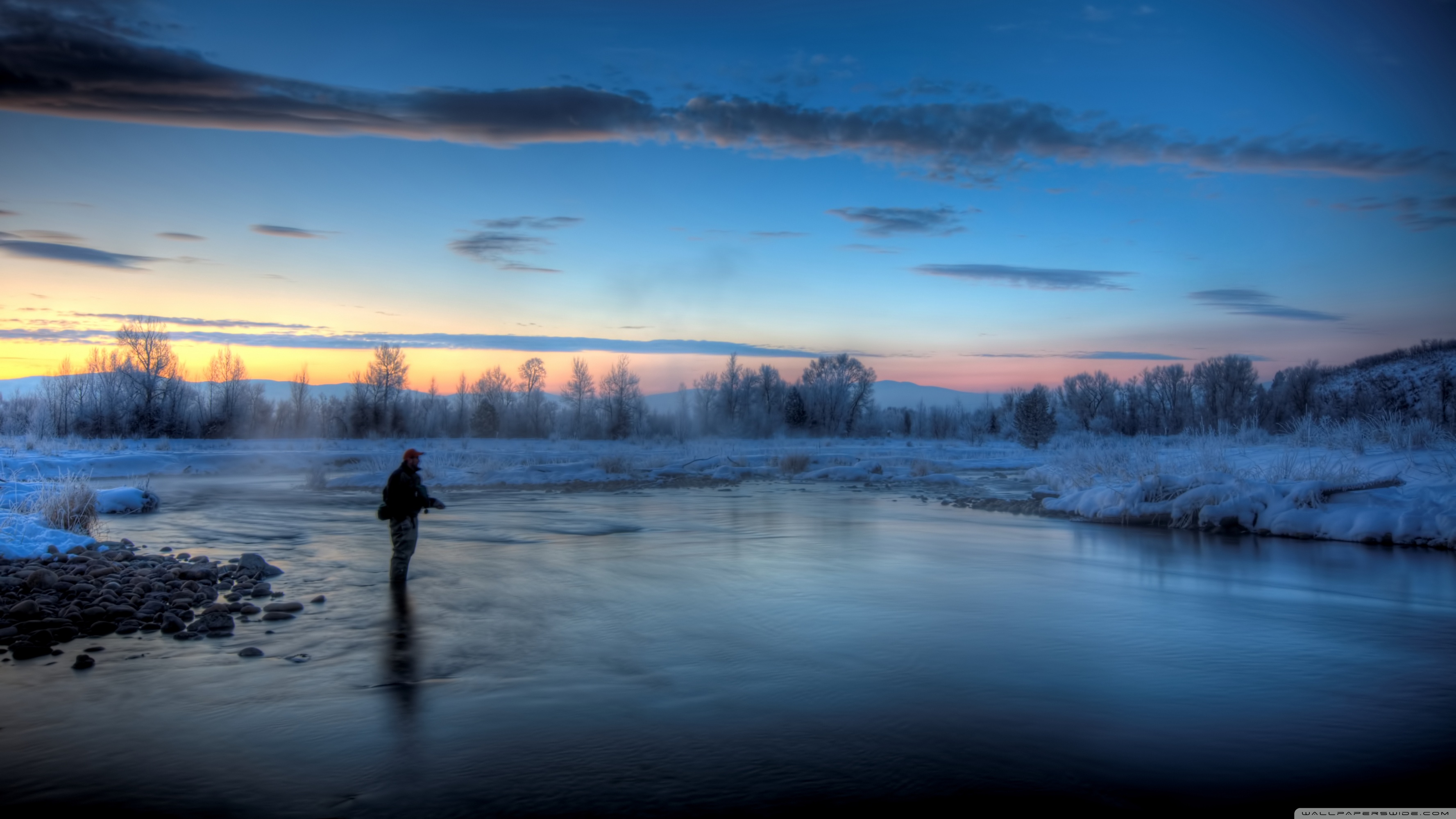 Scandinavia Dawn Hd Lake Wallpapers