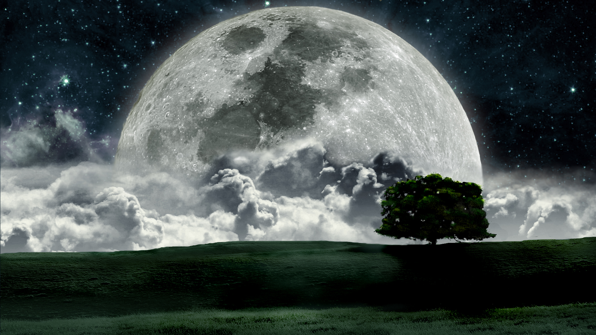 Scenery Moon View Wallpapers