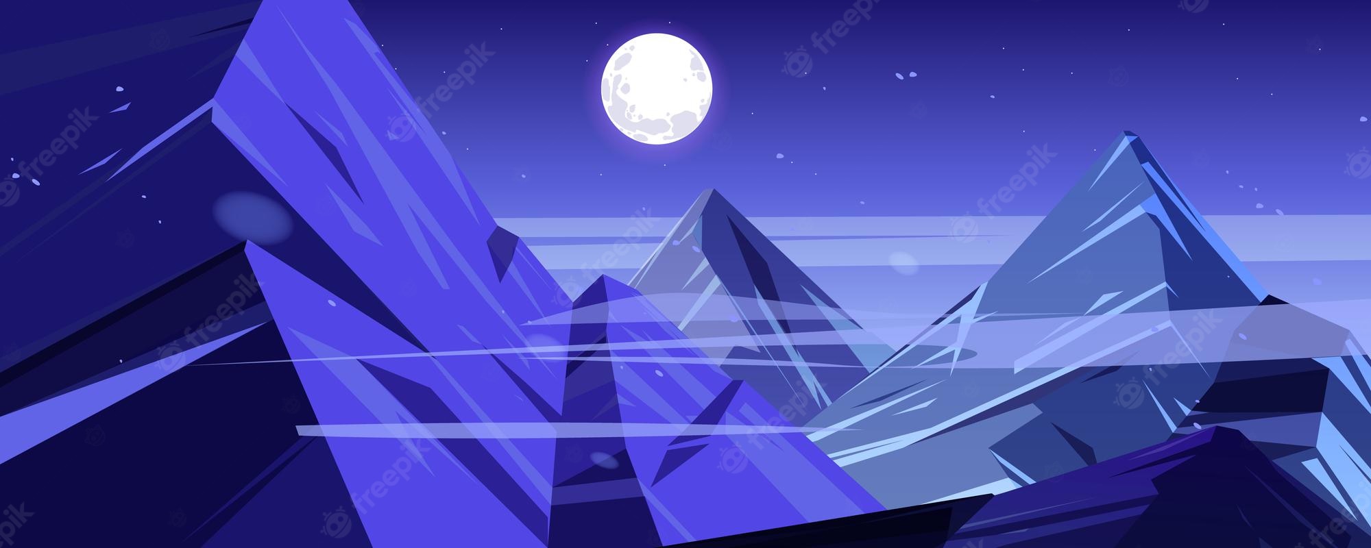 Scenery Moon View Wallpapers