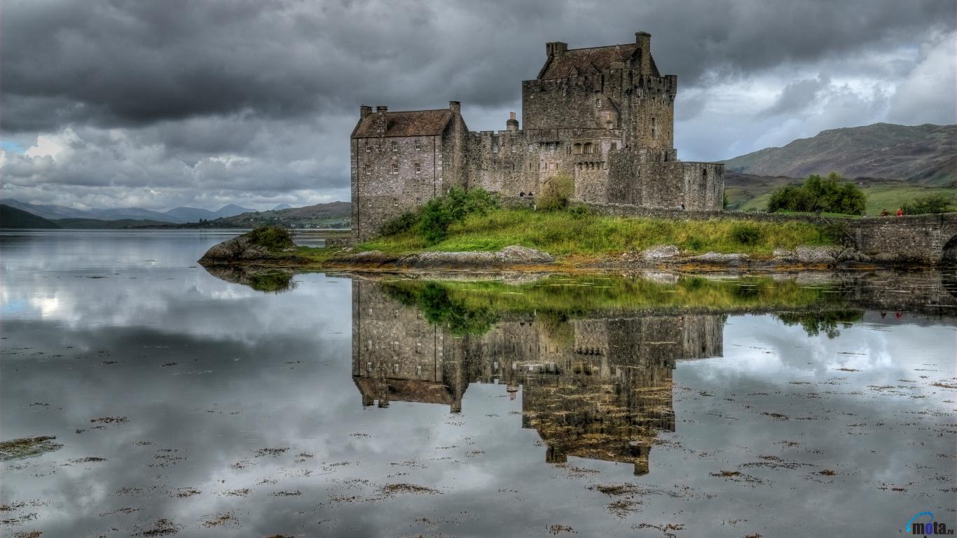 Scenery Night In Scotland Wallpapers