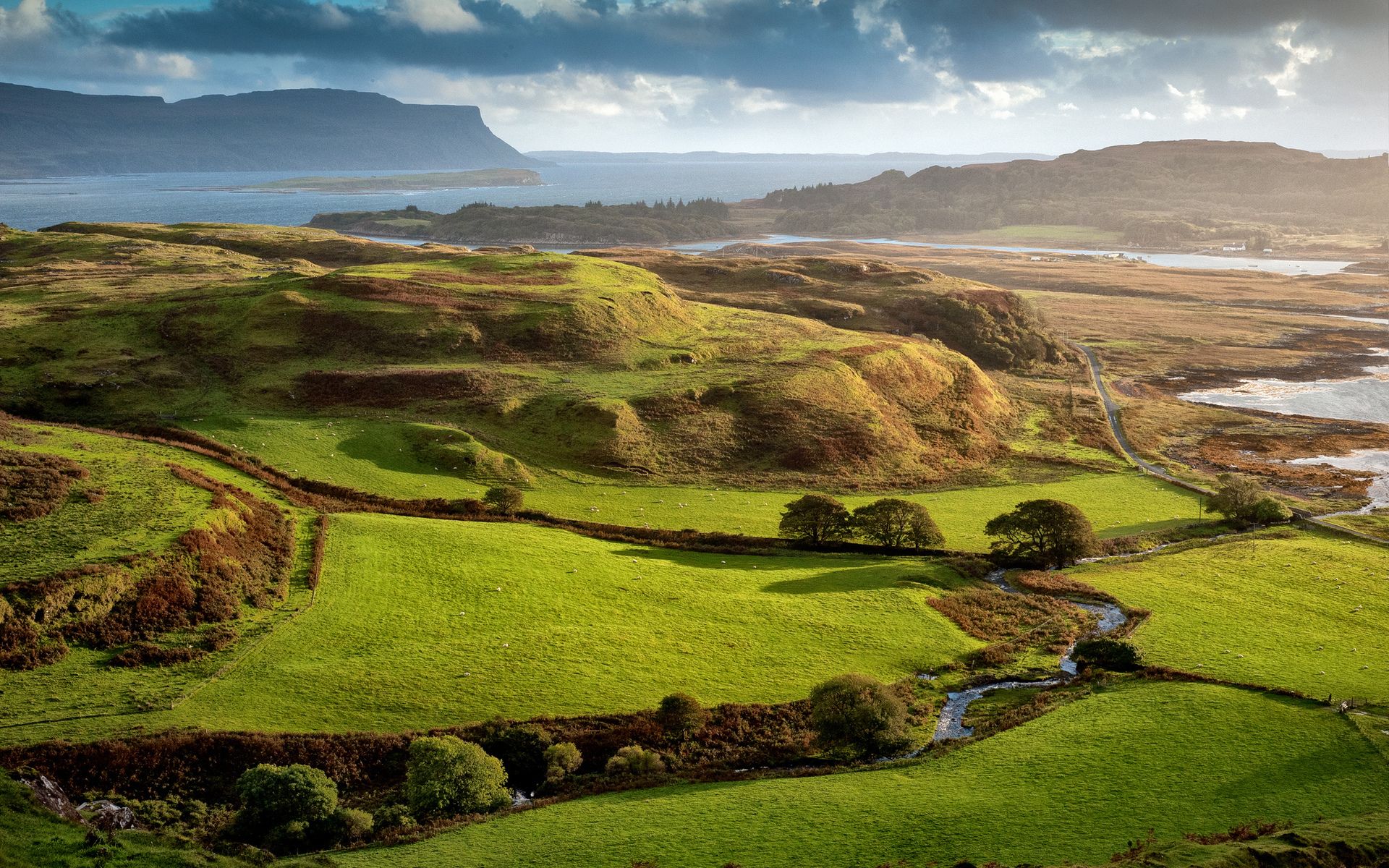 Scenery Night In Scotland Wallpapers